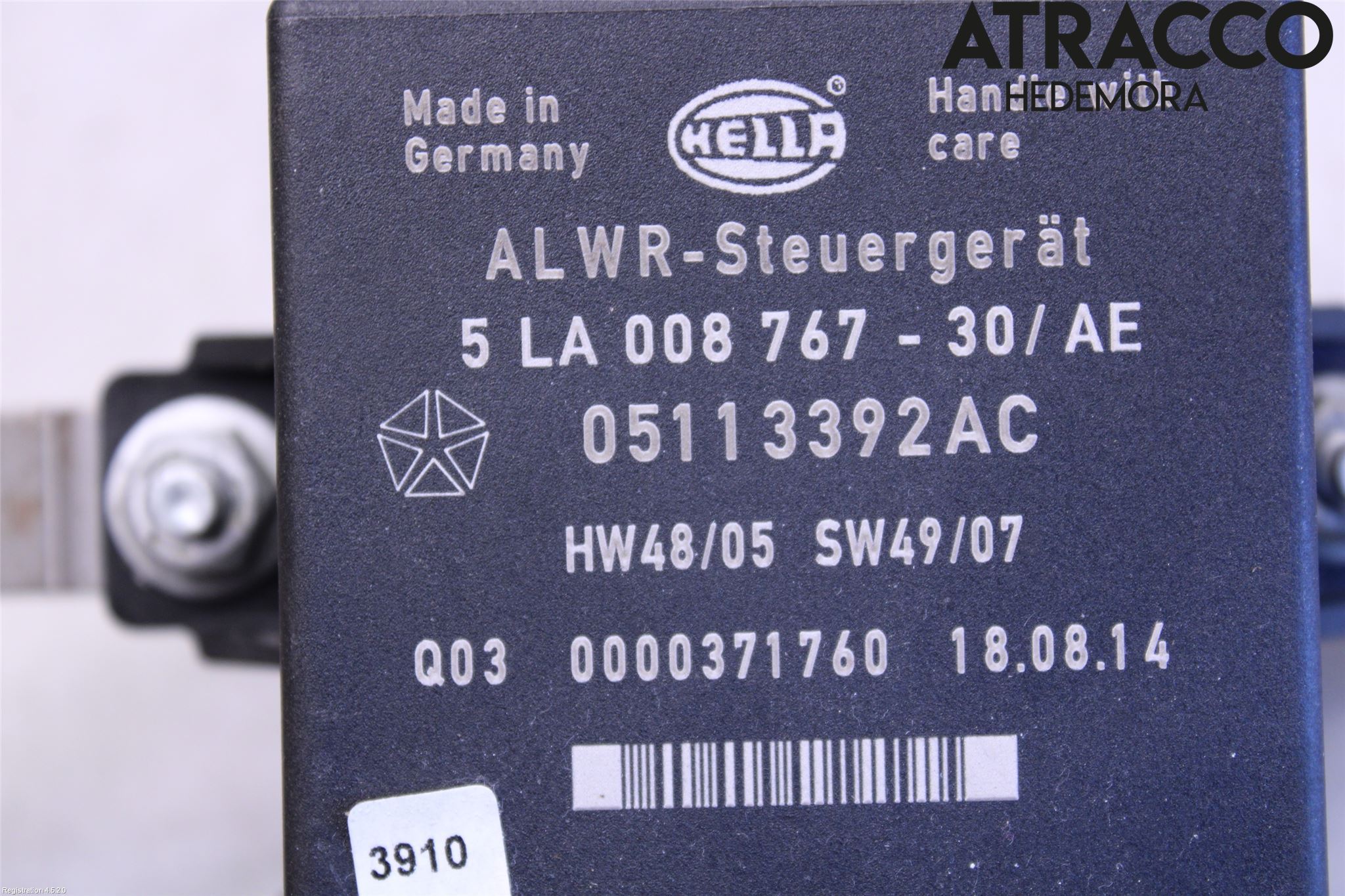 Lancia VOYAGER Styrenhet Strålkastare
