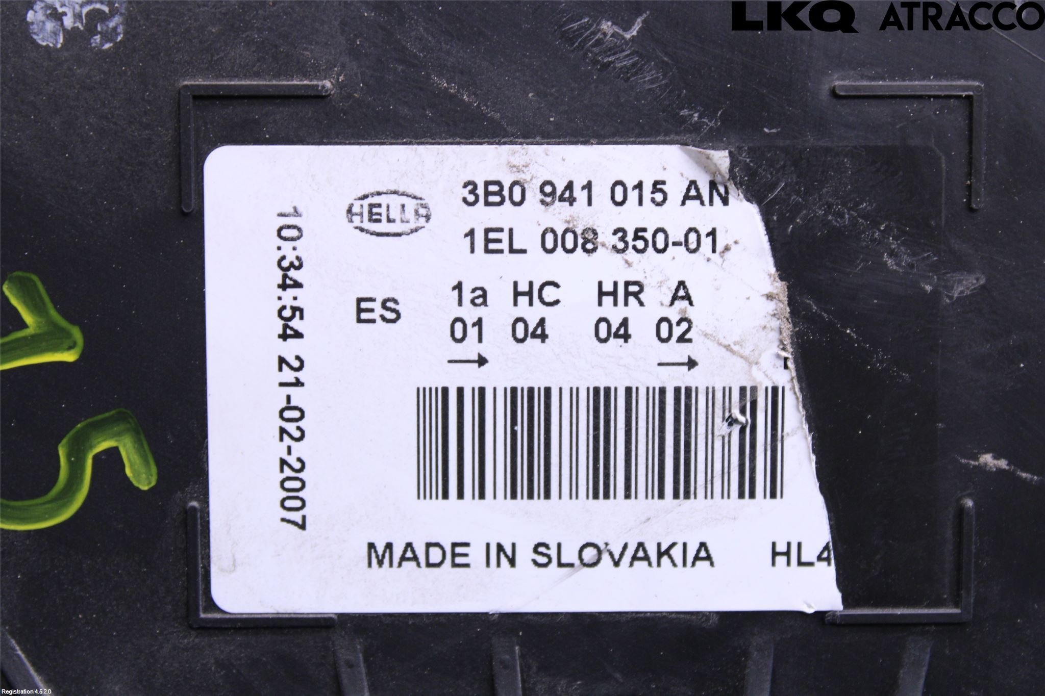 Volkswagen VW PASSAT 01-05 Strålkastare Vänster