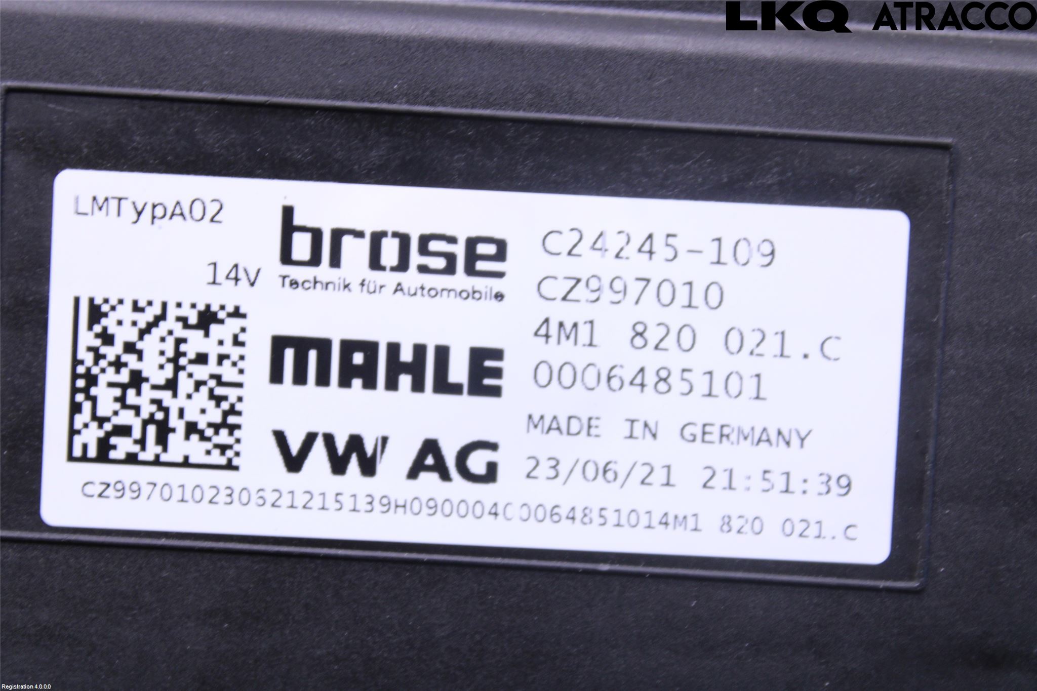 Audi A6 F2/C8 19- Ac Värmefläkt