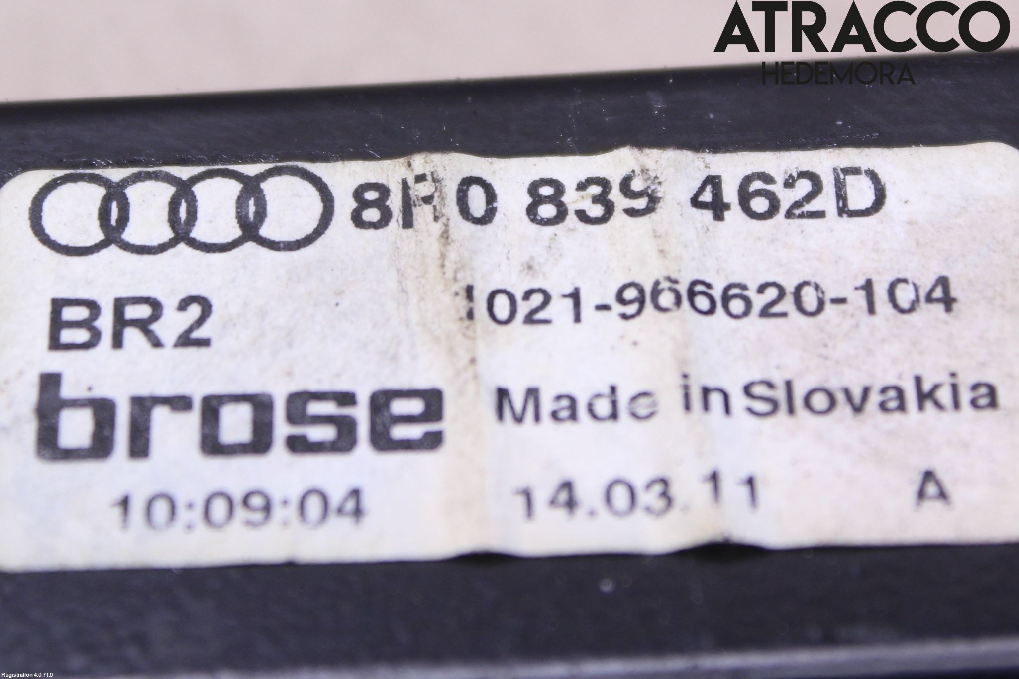 Audi Q5 09-16 Fönsterhiss El Kompl