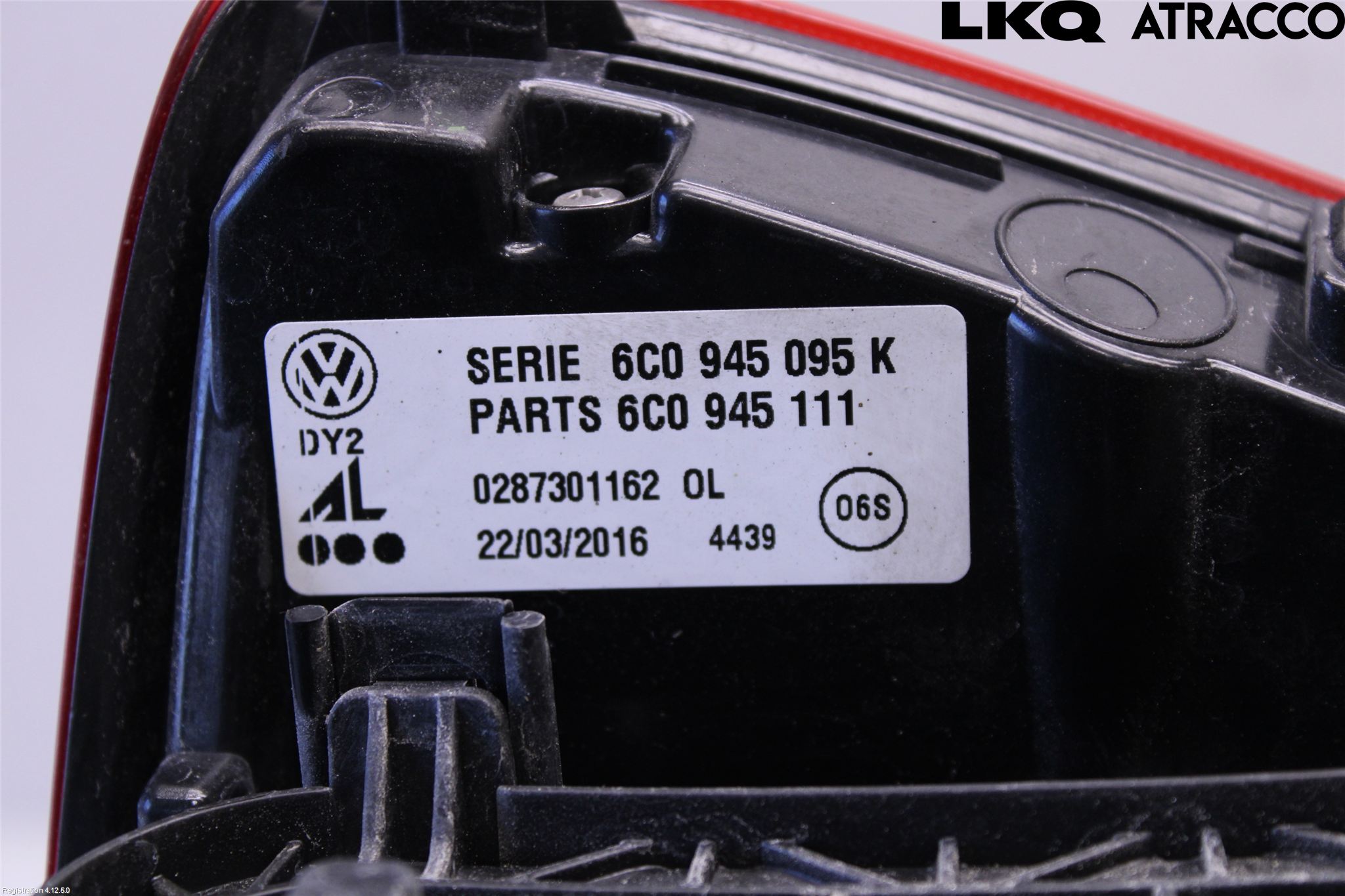 Volkswagen VW POLO 10-17 Bakljus Vänster