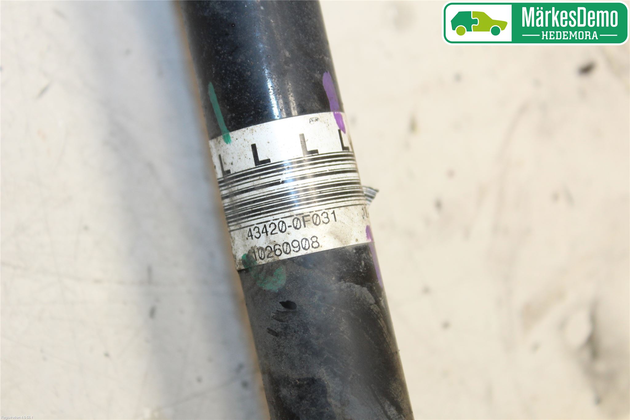 Toyota VERSO 09-18 Drivaxel Fram Vänster