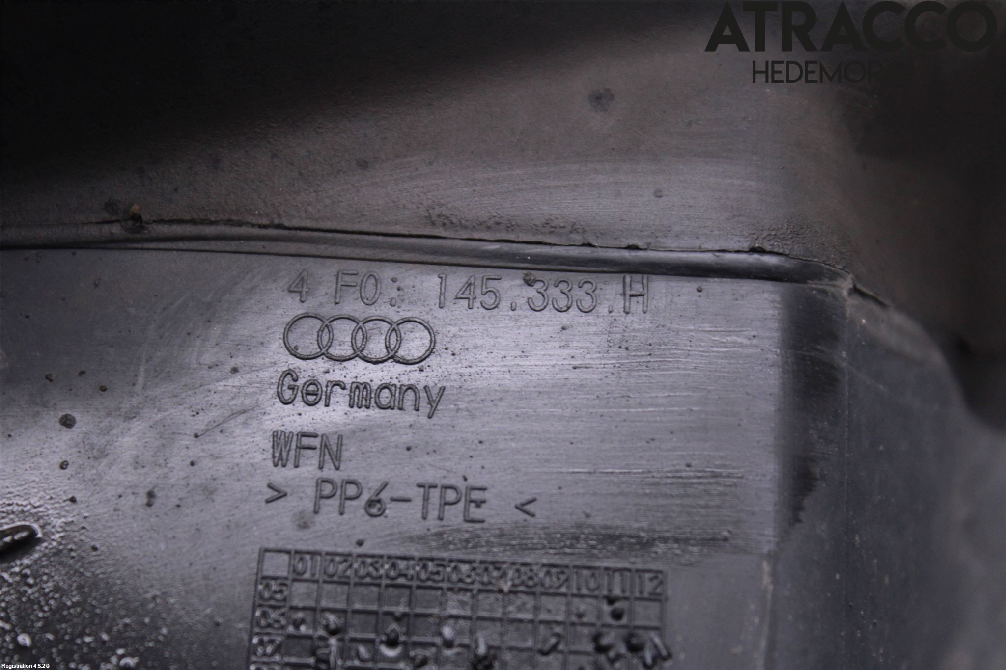 Audi ALLROAD 06-11 Deflektor Plåt-Plast Kylning