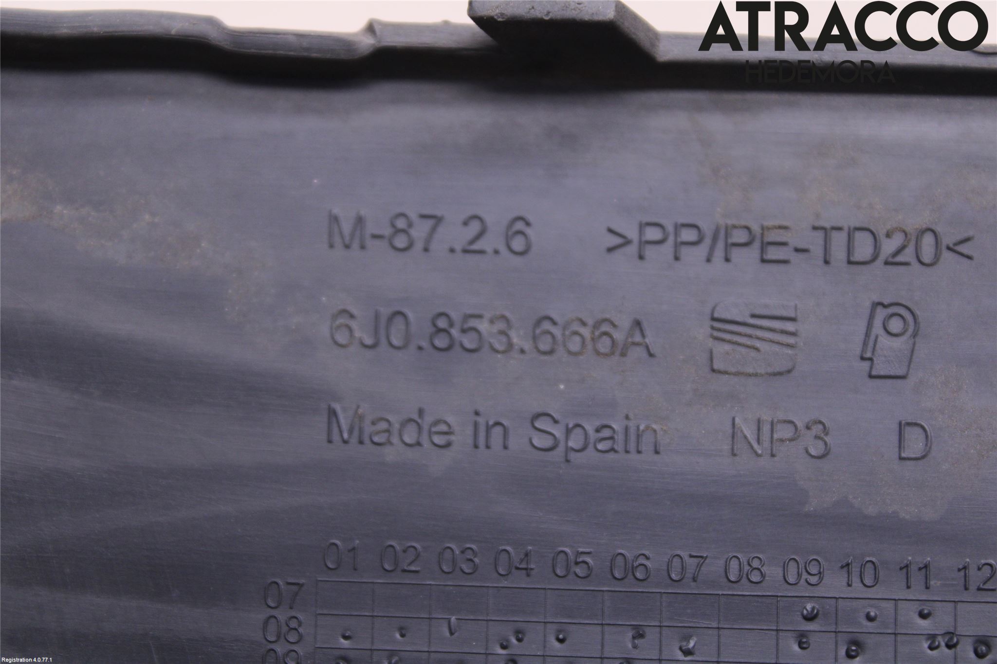 Seat IBIZA IV 08-16 Dimljussarg Fram