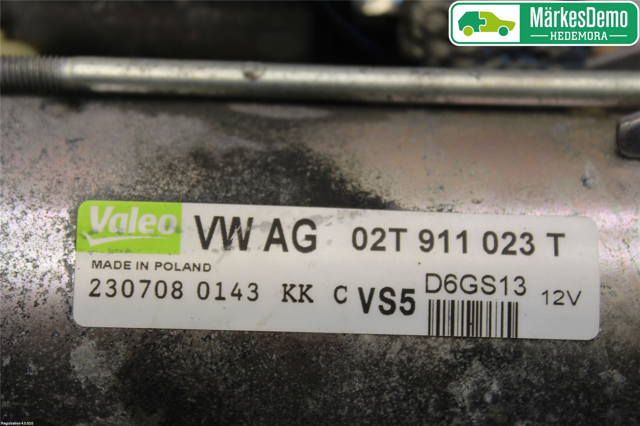Volkswagen VW GOLF V 04-09 Startmotor