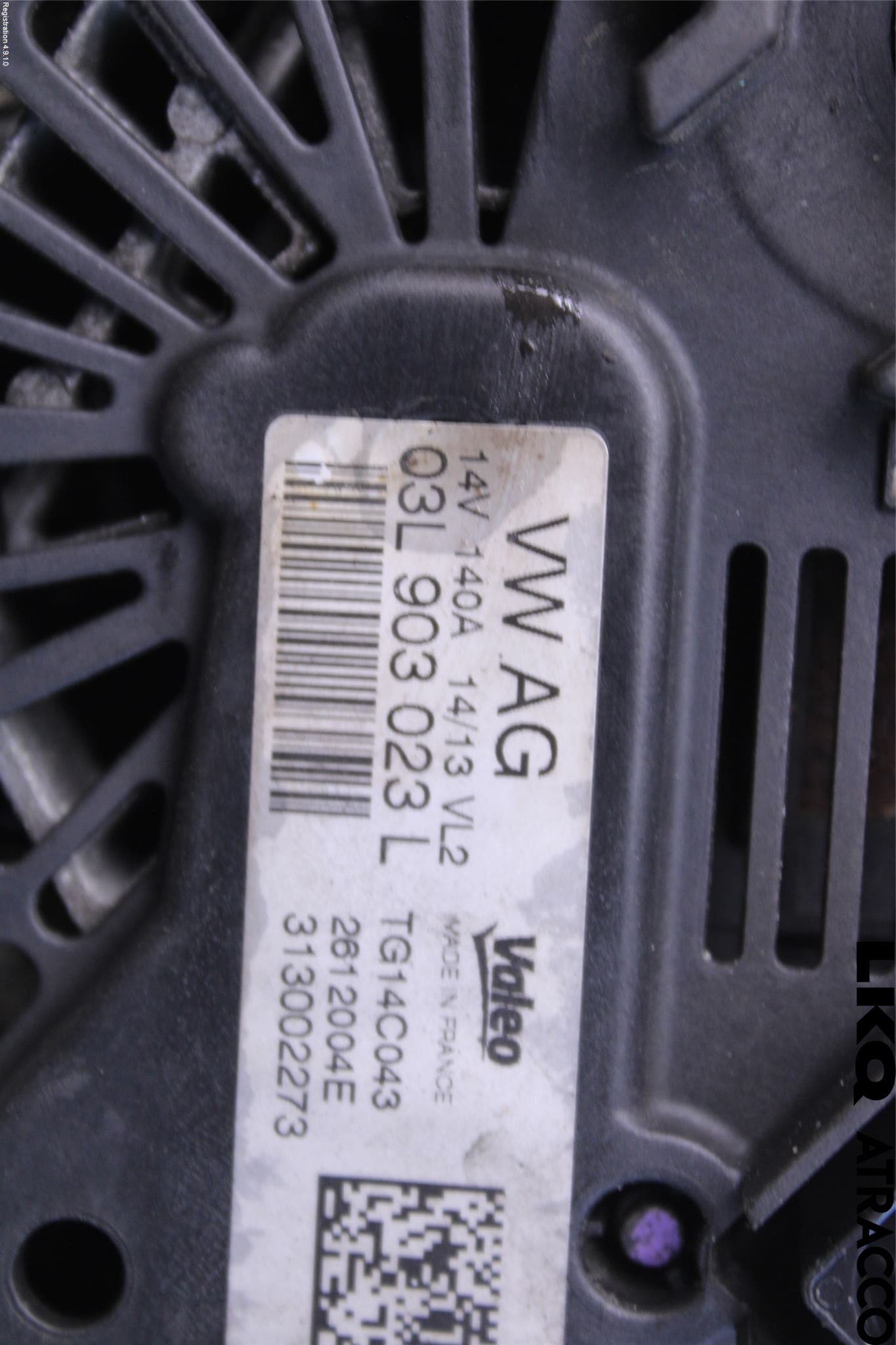 Volkswagen VW GOLF / E-GOLF VII 13-20 Generator