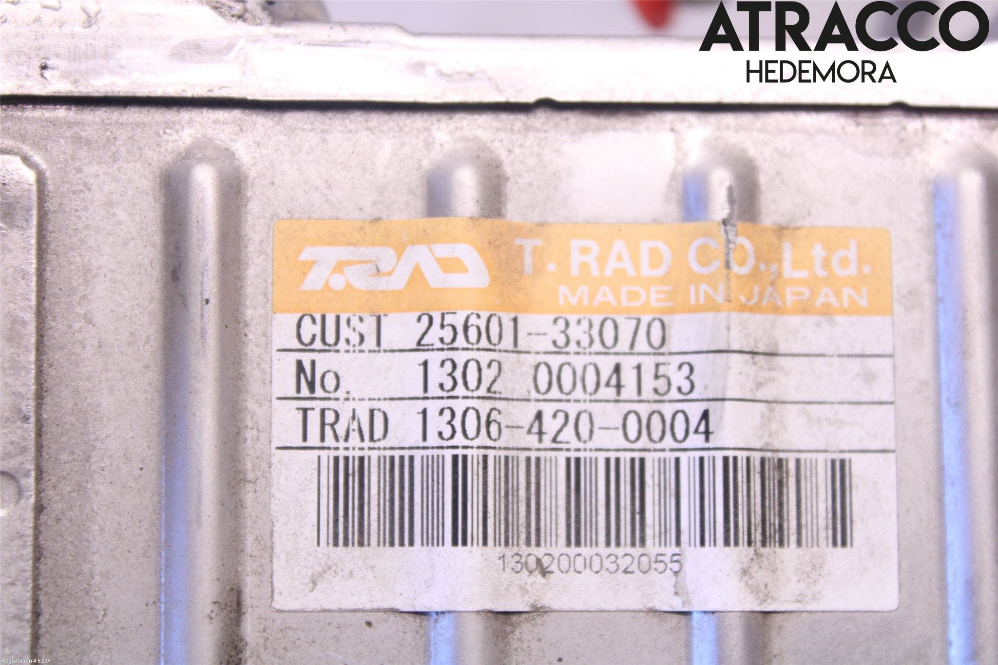 Toyota YARIS XP130 12-14 Avgaskylare