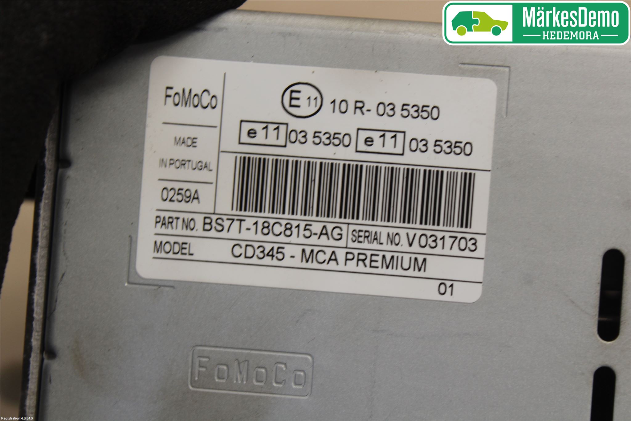 Ford S-MAX 06-15 Cd Radio - Multimediapanel