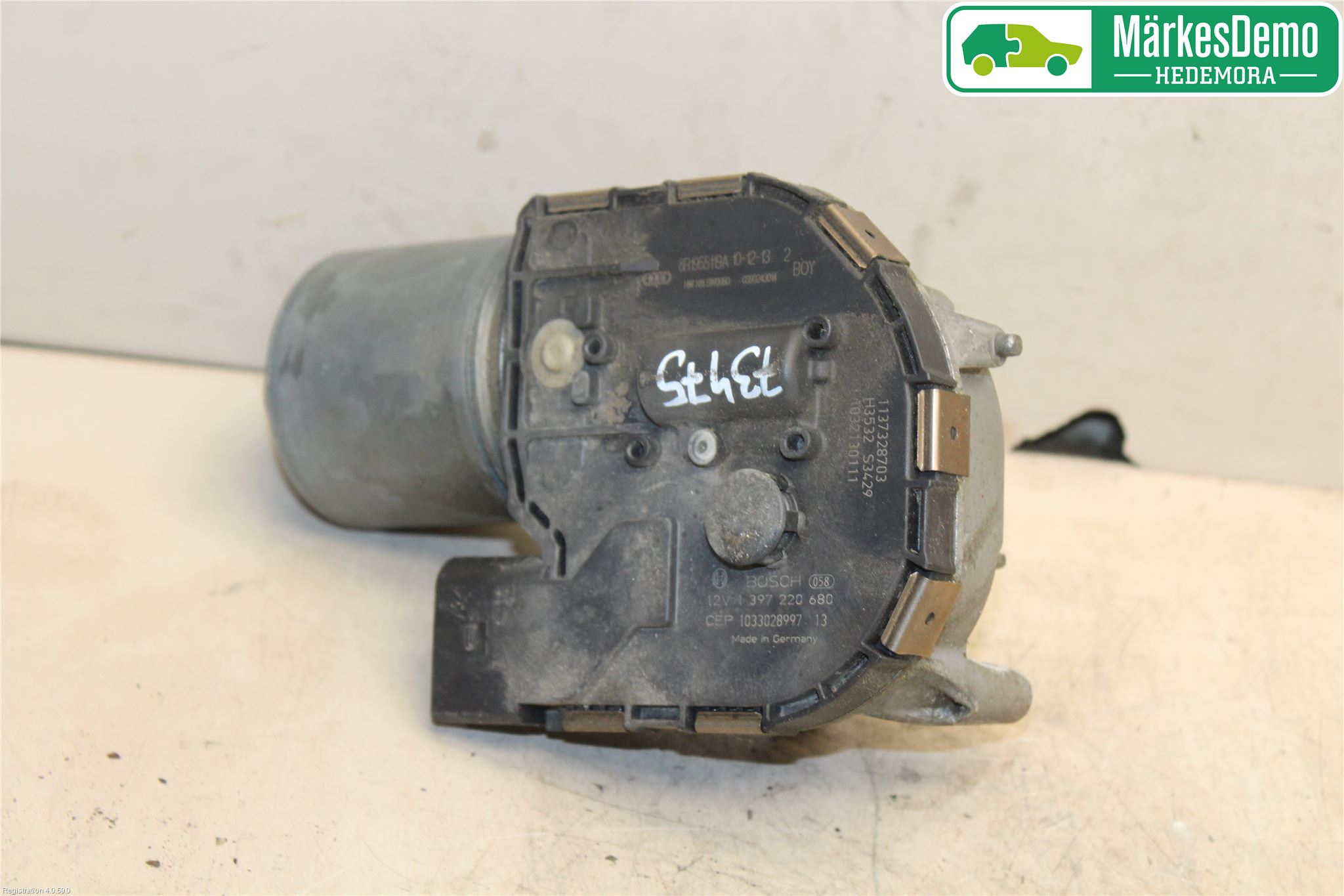 Audi Q5 09-16 Torkarmotor Vindruta