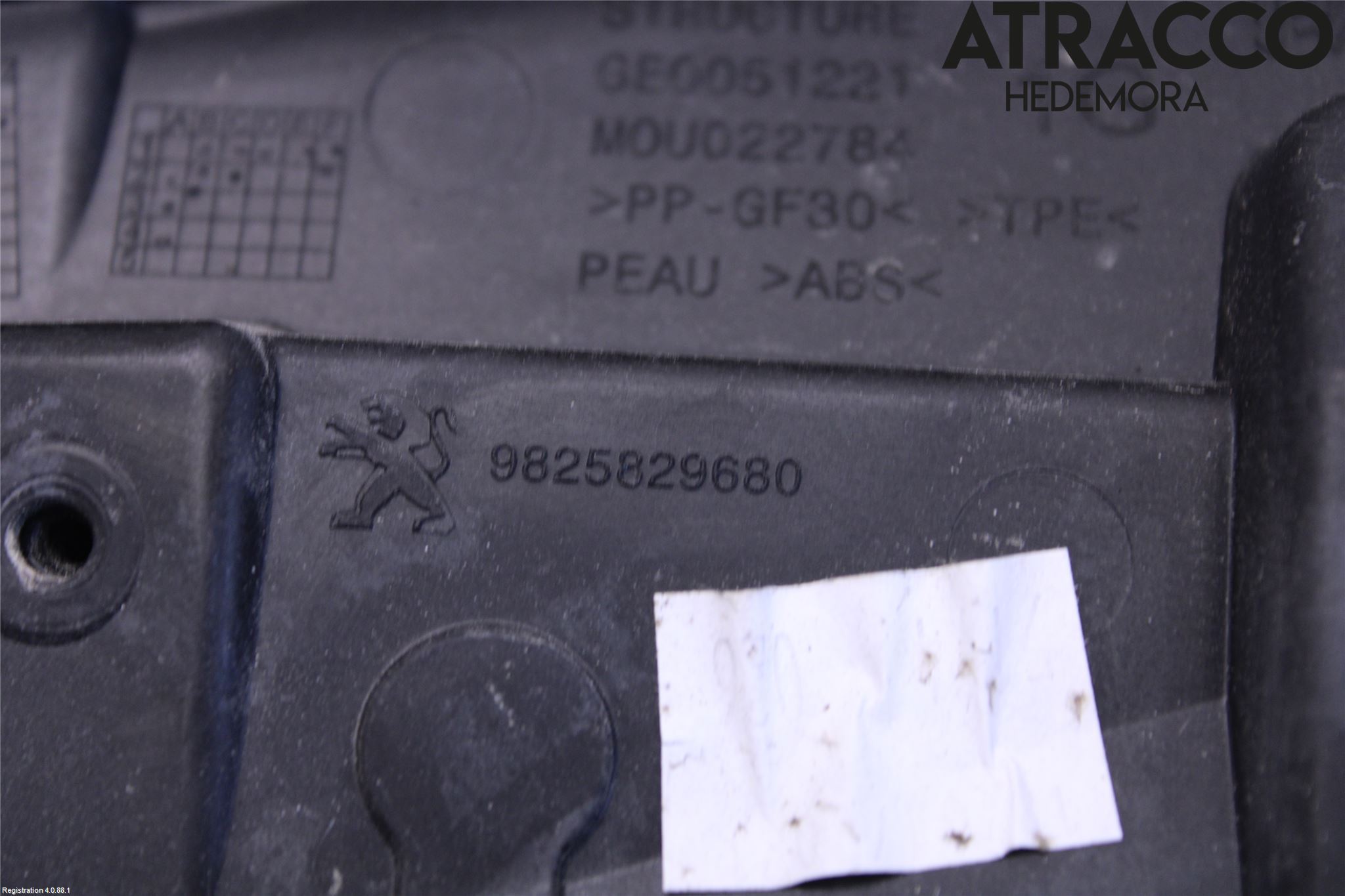 Peugeot 2008/E-2008 20- List Bak-Baklucka