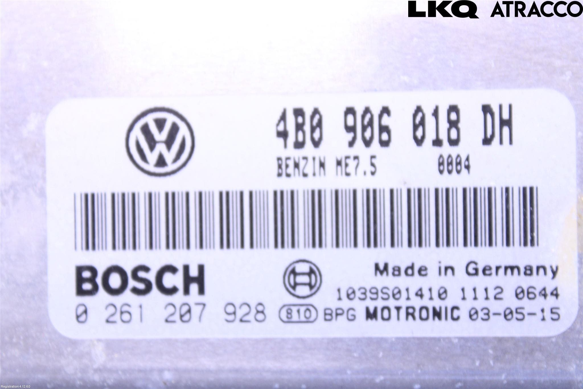 Volkswagen VW PASSAT 01-05 Styrenhet Insprut Bensin