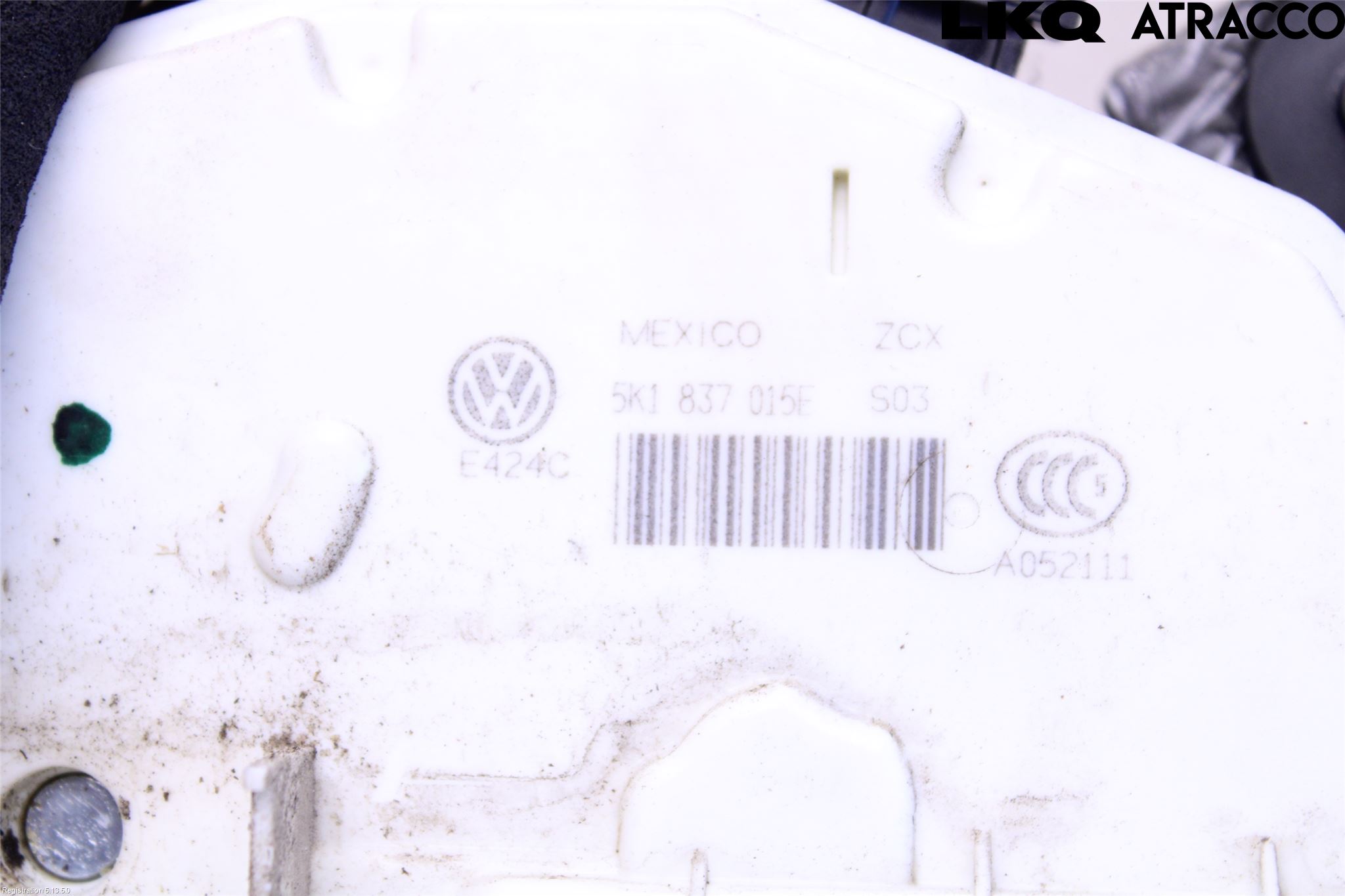 Volkswagen VW GOLF SPORTSVAN 15-20 Låskista-Dörrlås