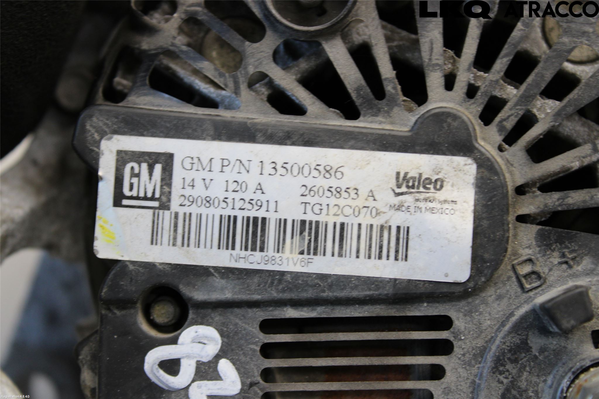 Opel ASTRA J 10-15 Generator