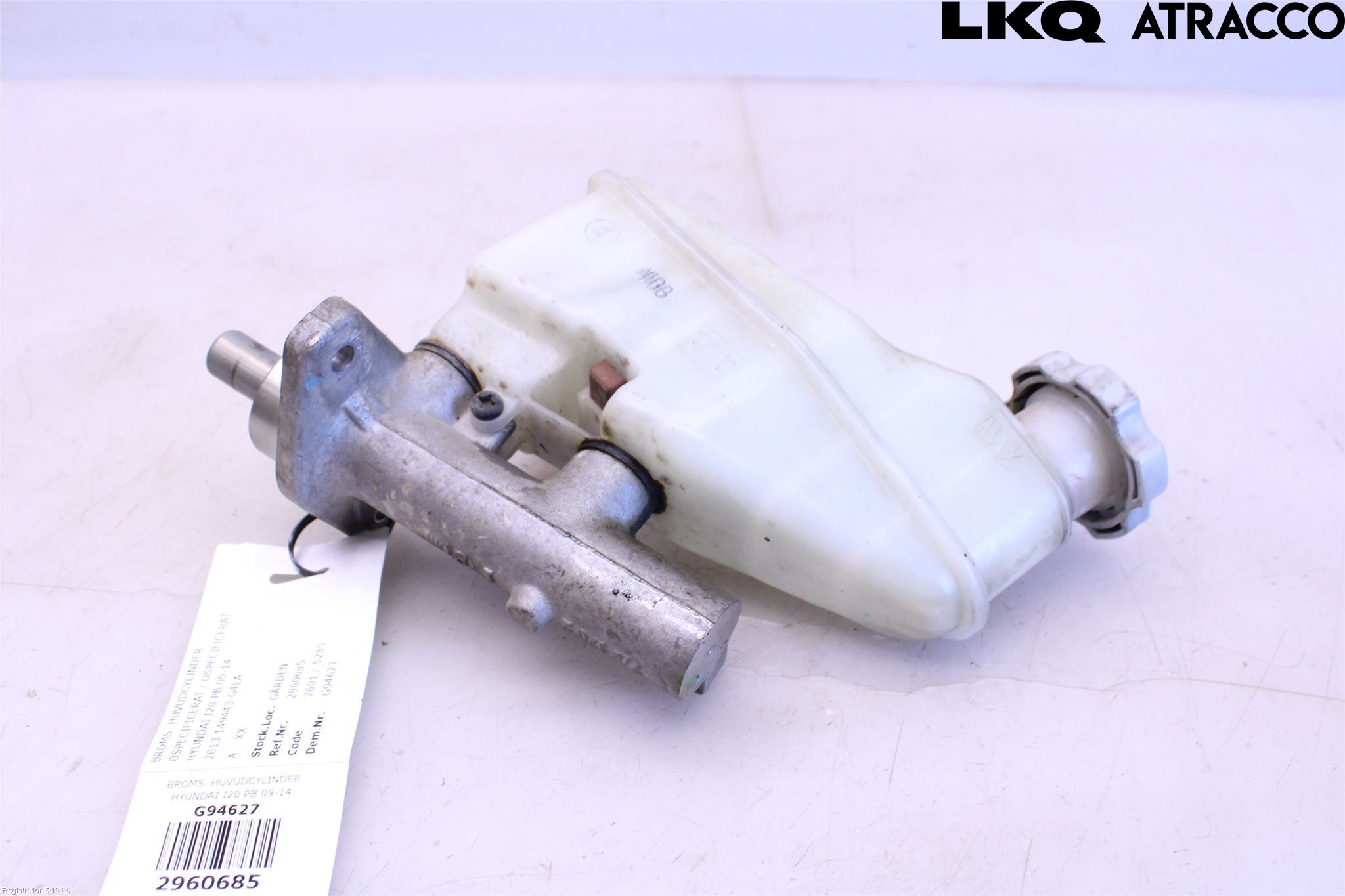 Hyundai i20 PB 09-14 Broms Huvudcylinder