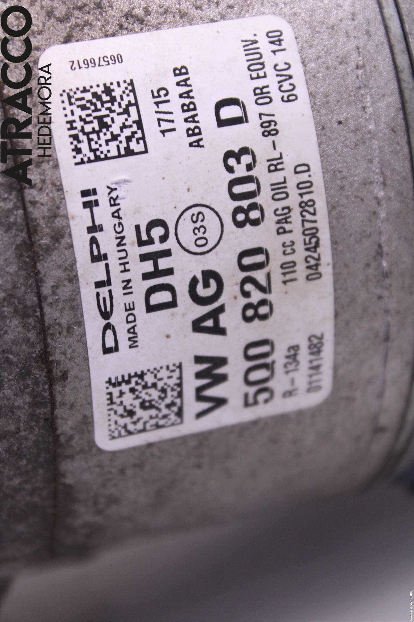 Volkswagen VW PASSAT 15-19 Ac Kompressor