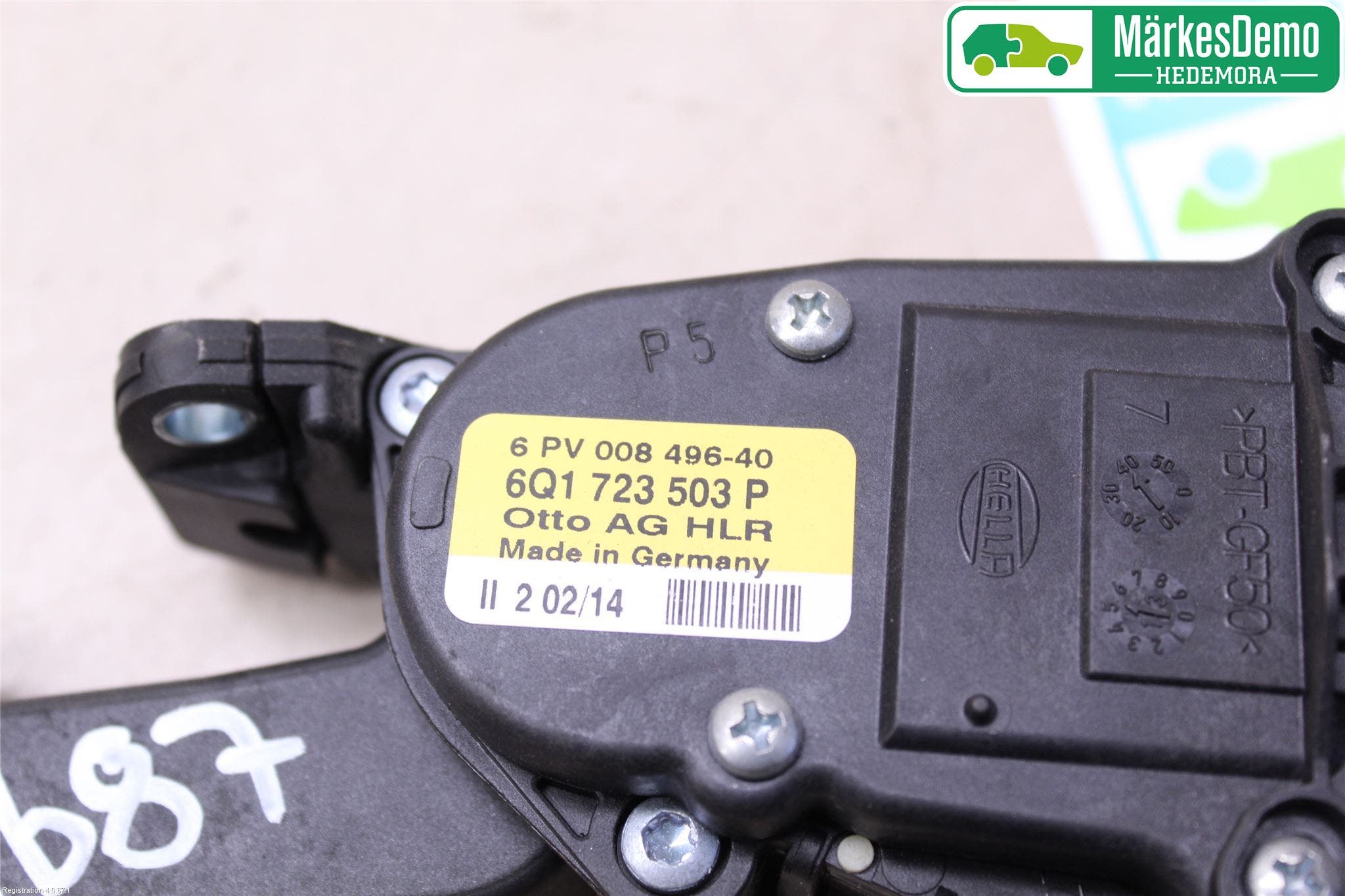 Volkswagen VW POLO 10-17 Gaspedal