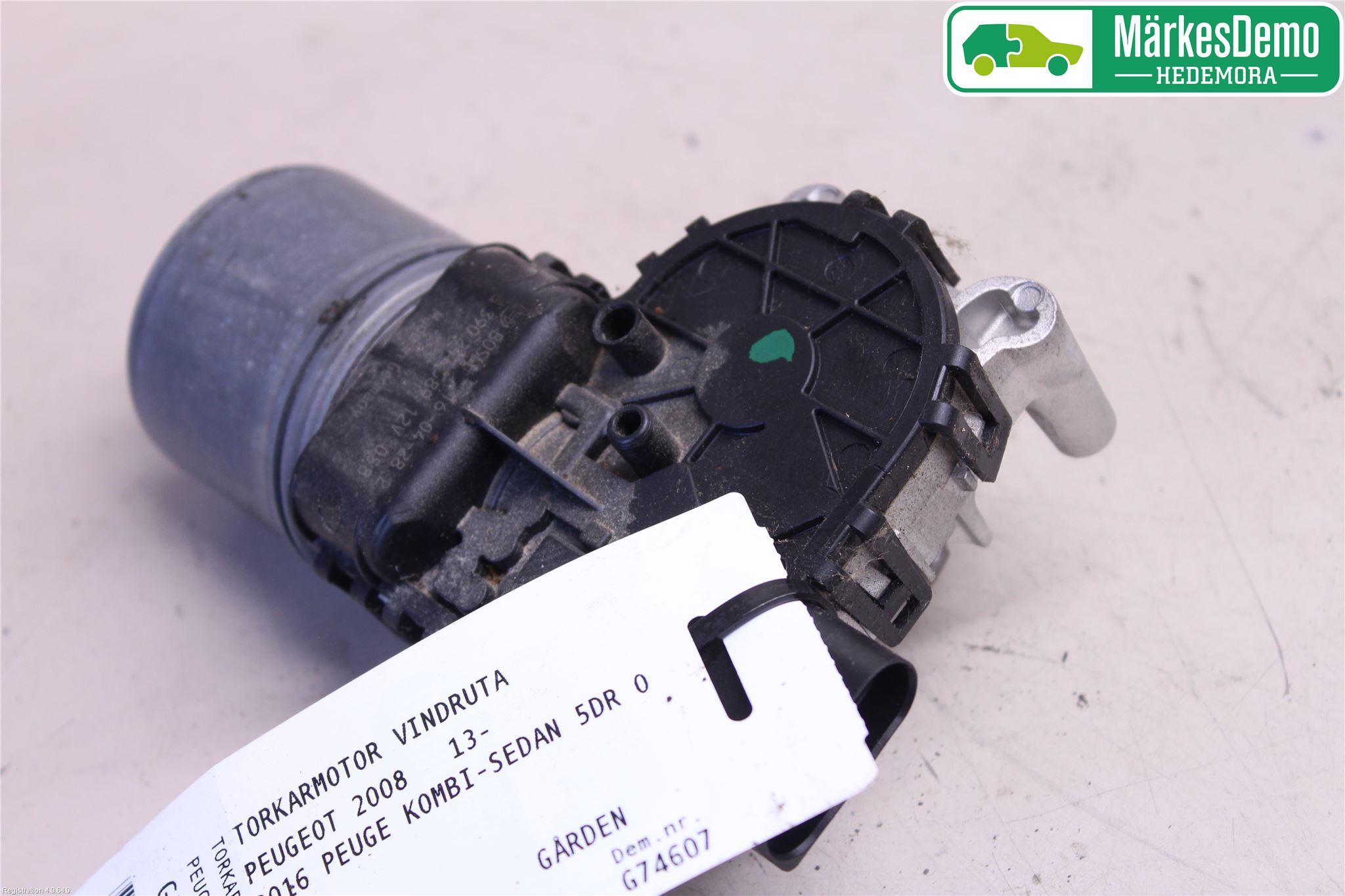 Peugeot 2008 13-20 Torkarmotor Vindruta