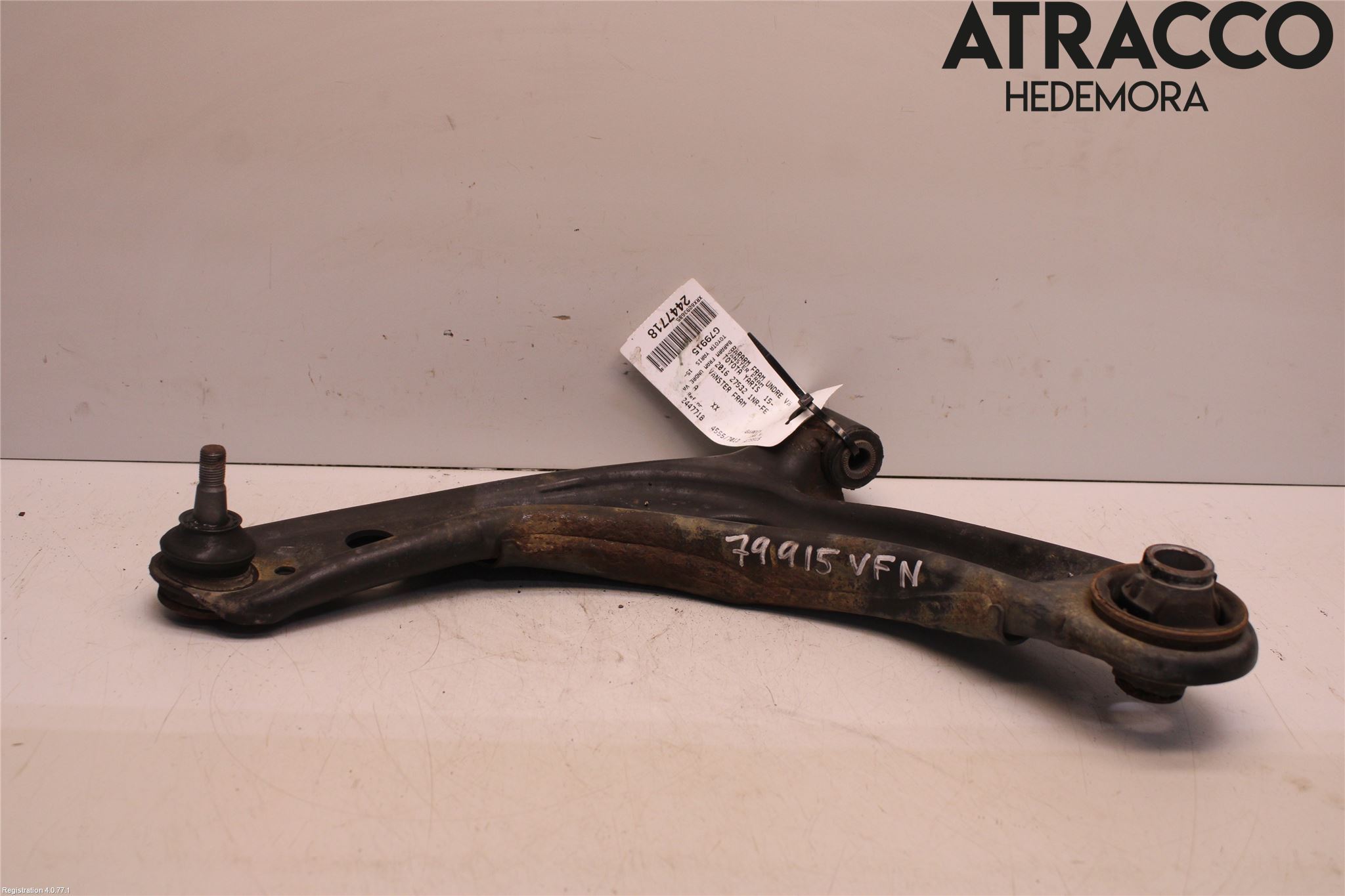 Toyota YARIS XP130 15-20 Bärarm Fram Undre Vä