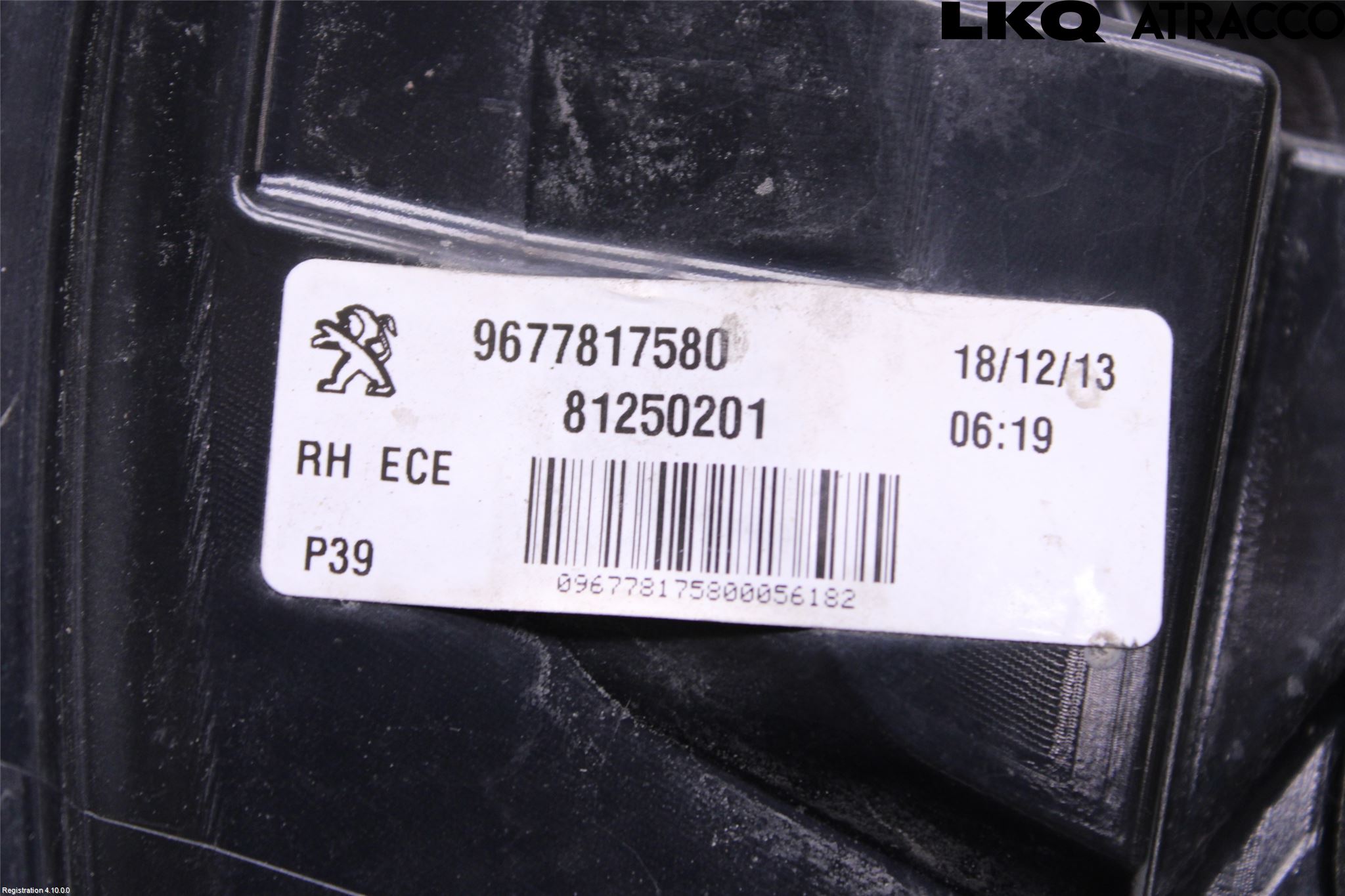 Peugeot 308 14-21 Bakljus Höger