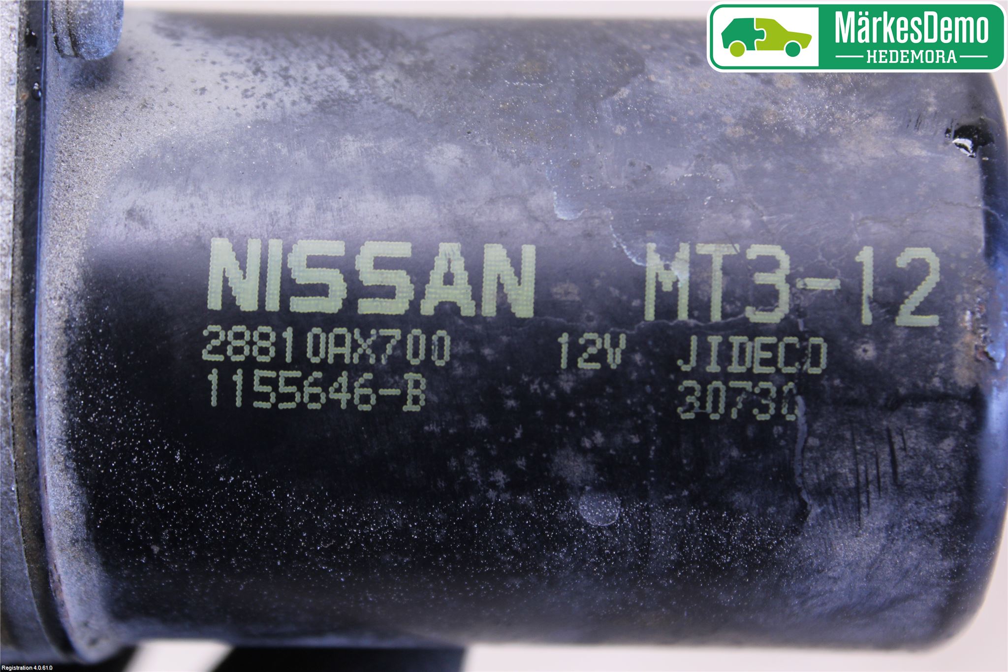 Nissan MICRA 03-07 Torkarmotor Vindruta