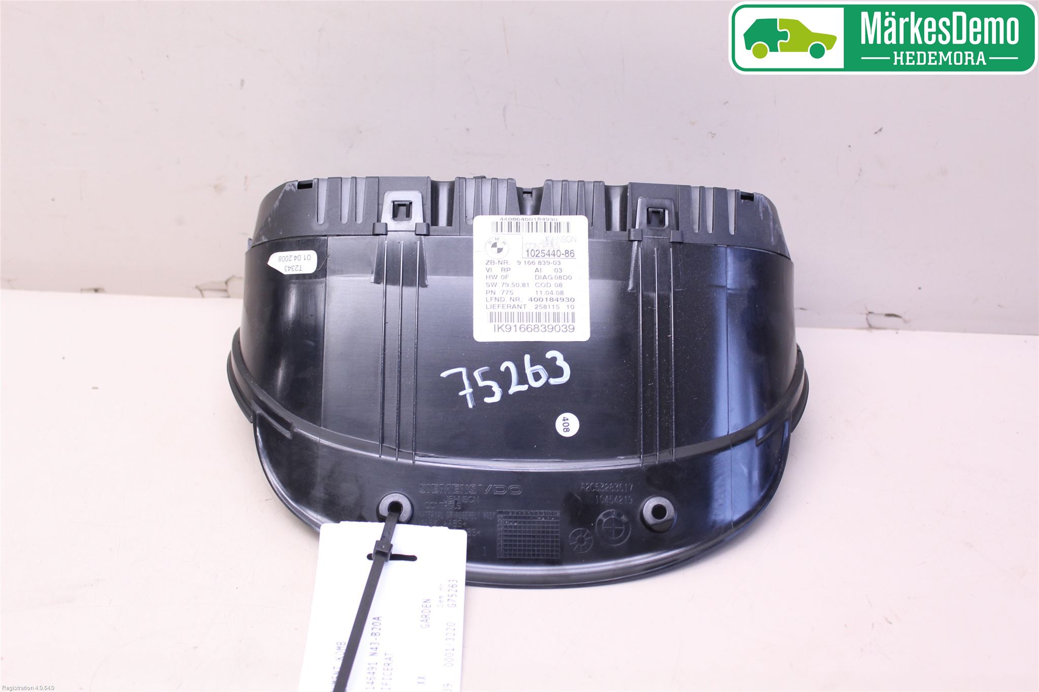 BMW 3 E90/91 SED/TOU 05-12 Instrument Komb