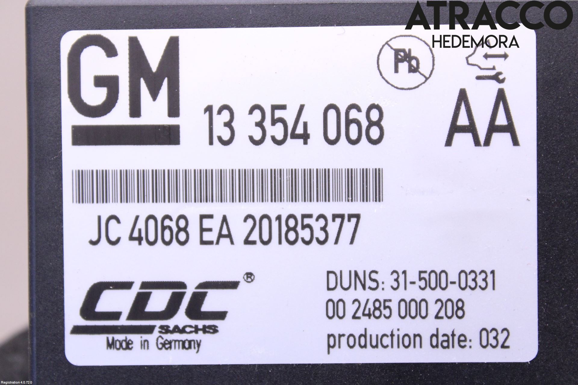 Opel INSIGNIA 09-16 Styrenhet Fjädring