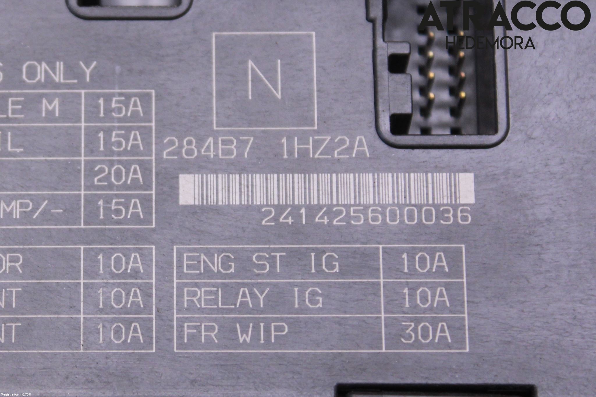 Nissan NOTE E12 14-20 Säkringsdosa-Elcentral