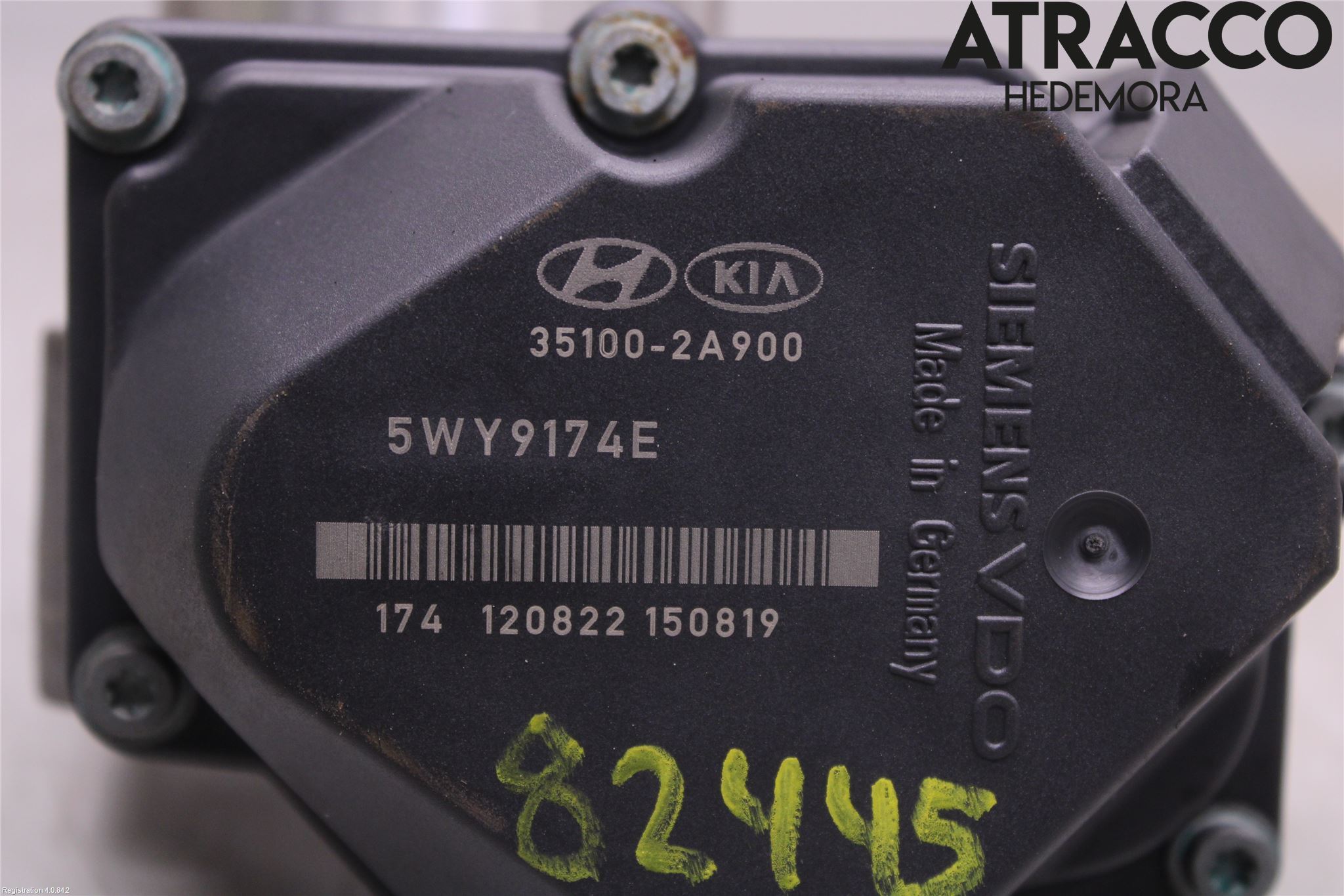 Kia CEED 12-18 Injspjällhus