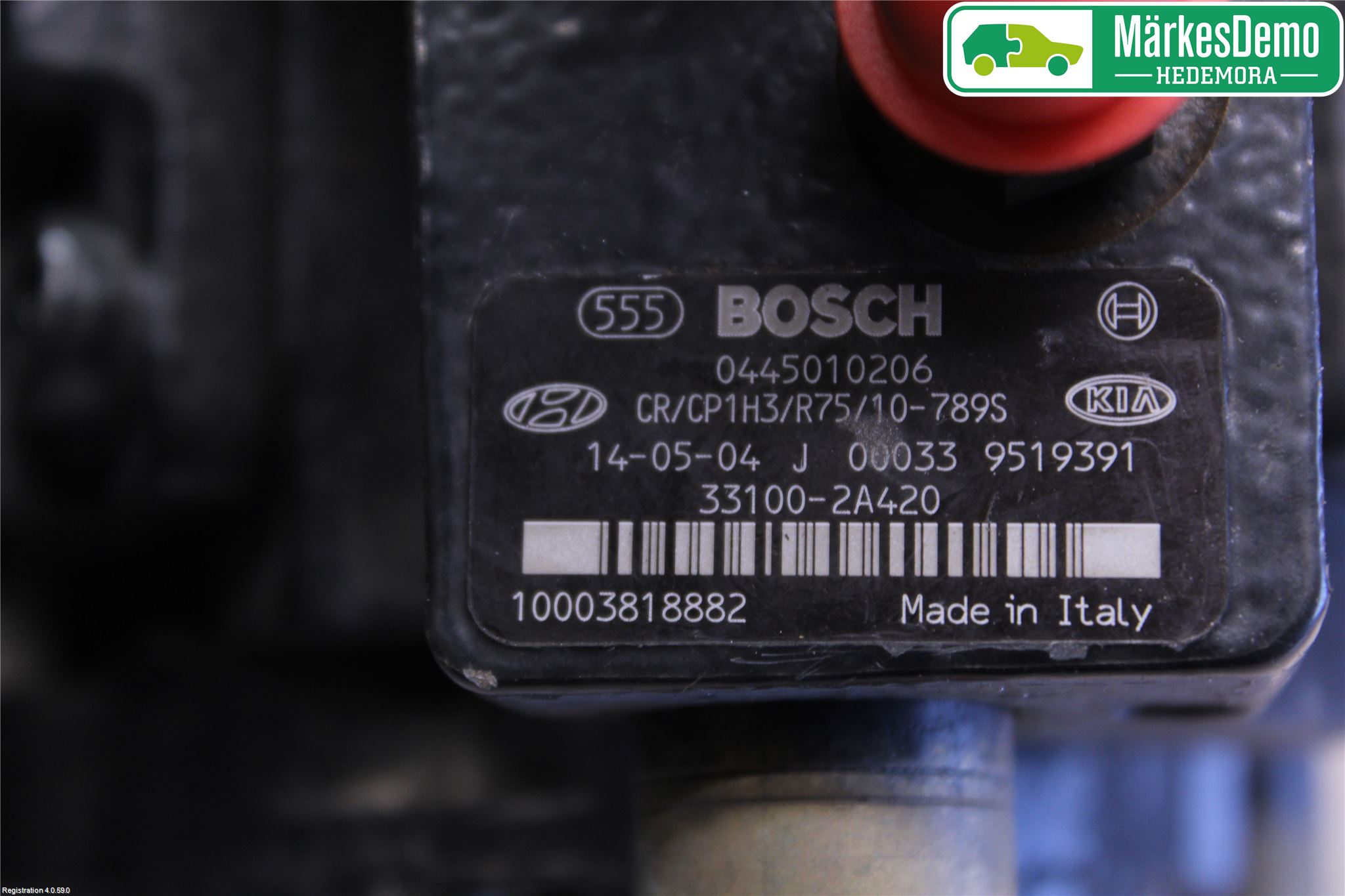 Kia CEED 12-18 Bränsle Insppump Diesel