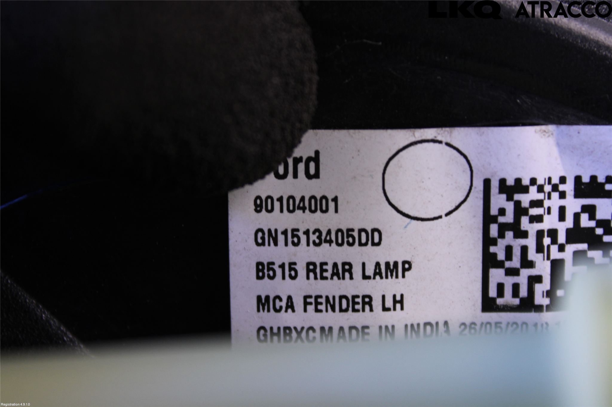 Ford ECOSPORT 17- Bakljus Vänster