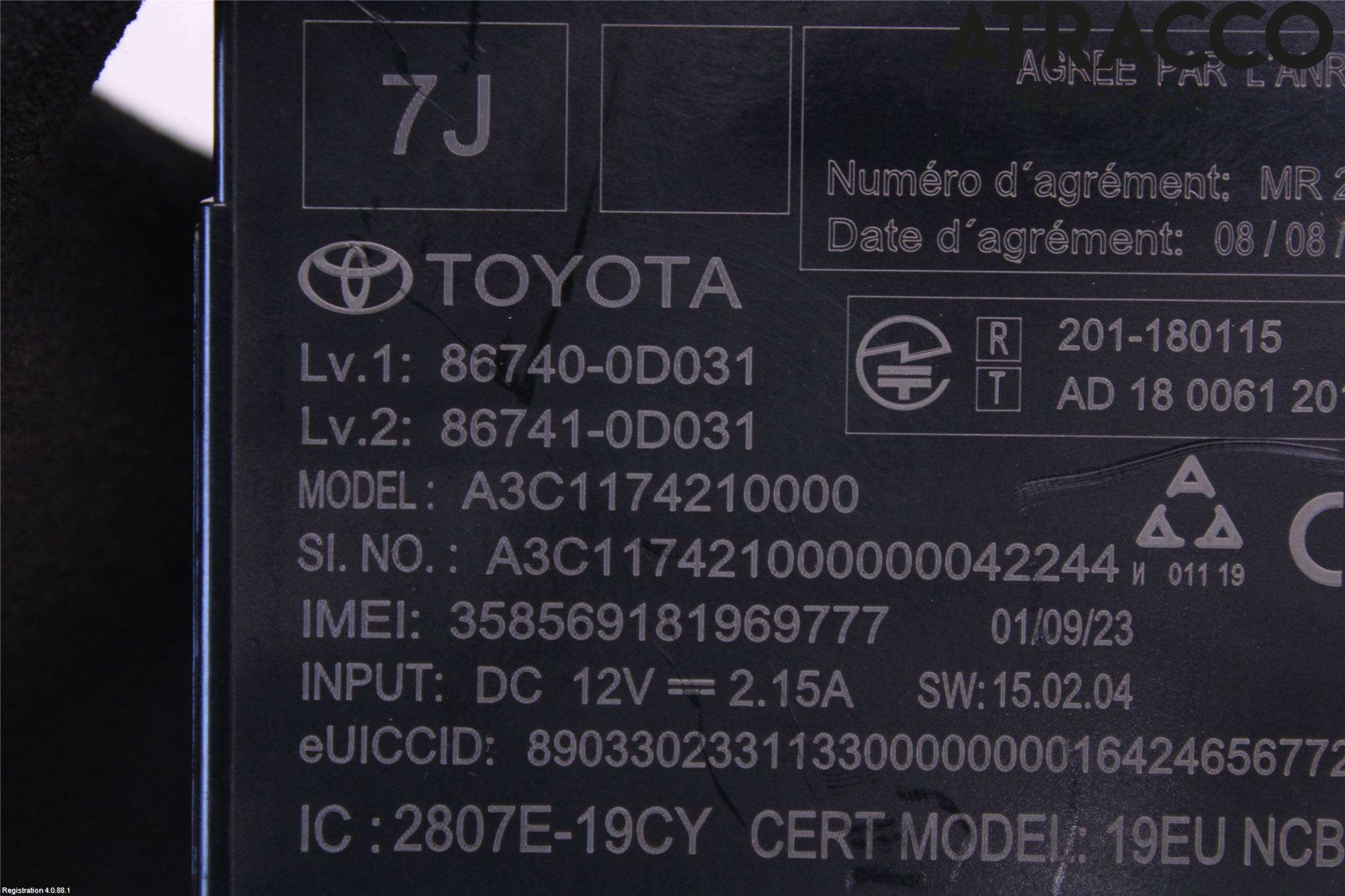 Toyota YARIS CROSS XP21 21- Styrenhet Övrigt