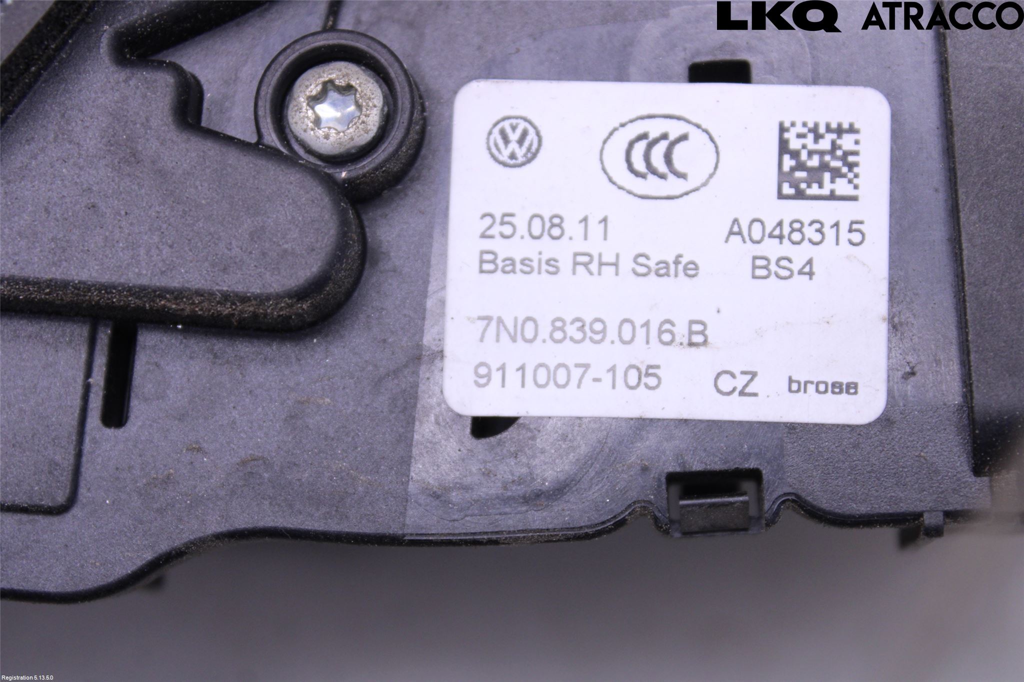 Volkswagen VW SHARAN 11- Låskista-Dörrlås