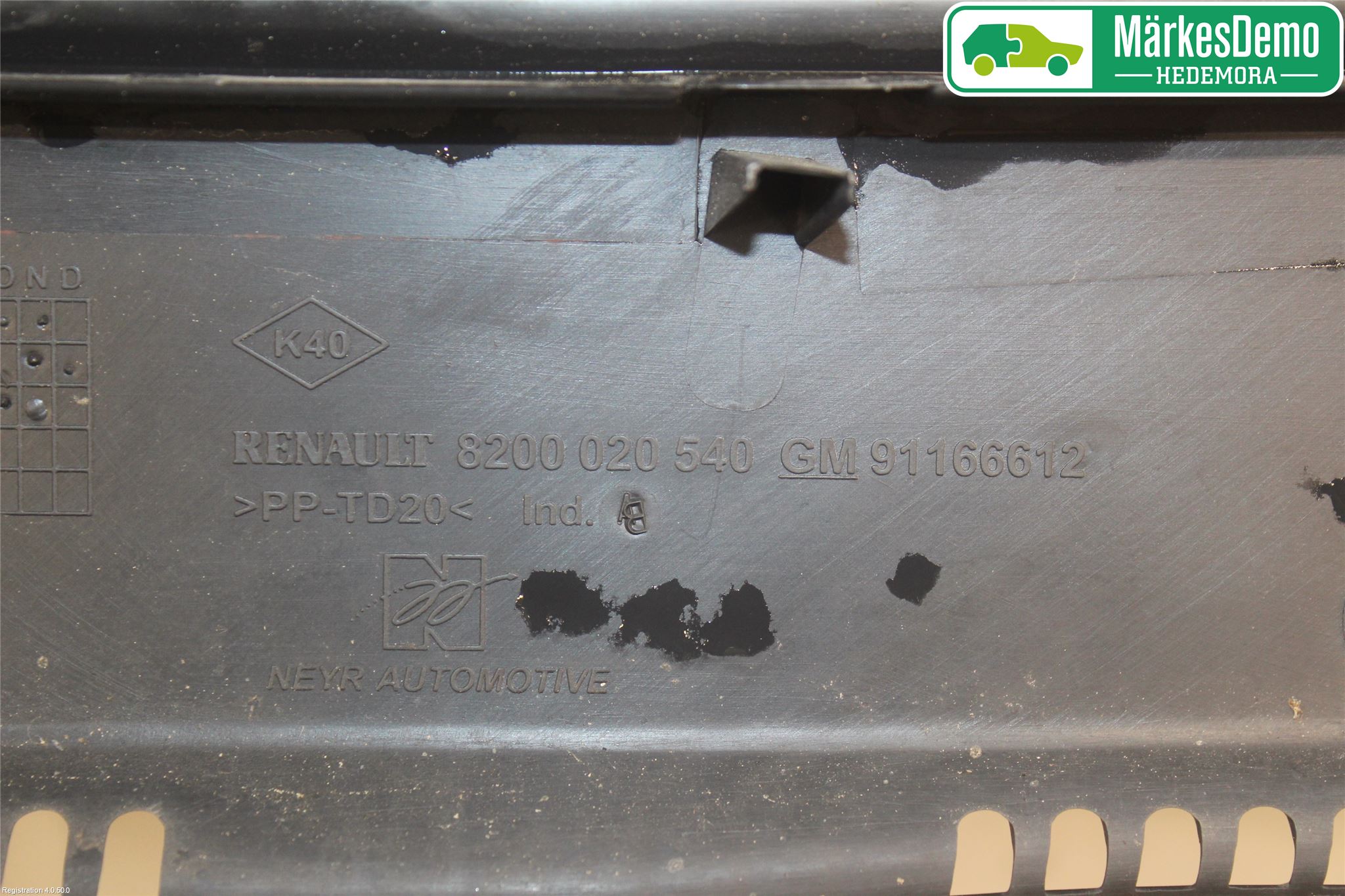 Opel VIVARO 01-14 Torpedplåt-Torpedplast