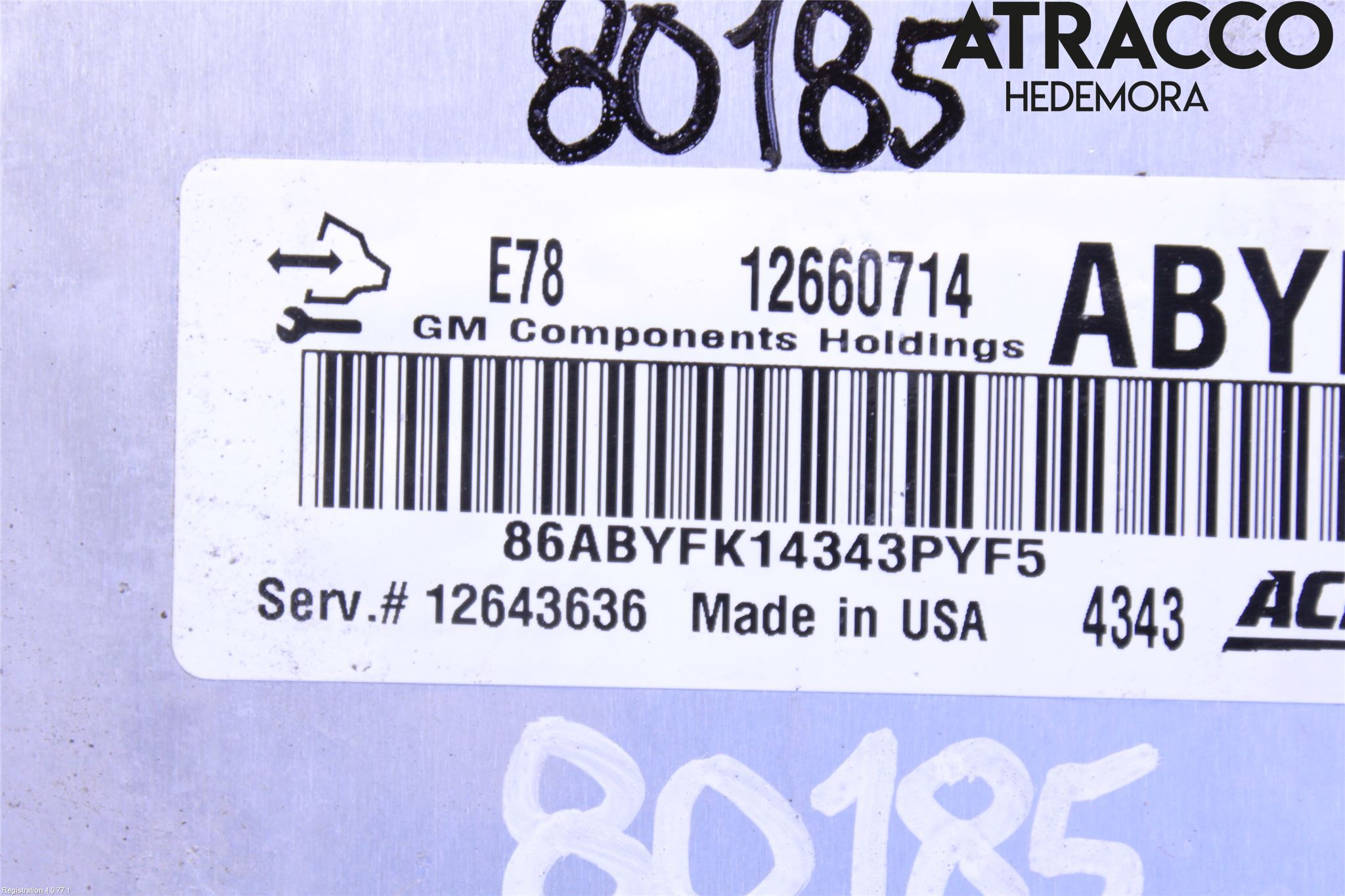 Opel ASTRA J 10-15 Styrenhet Insprut Bensin