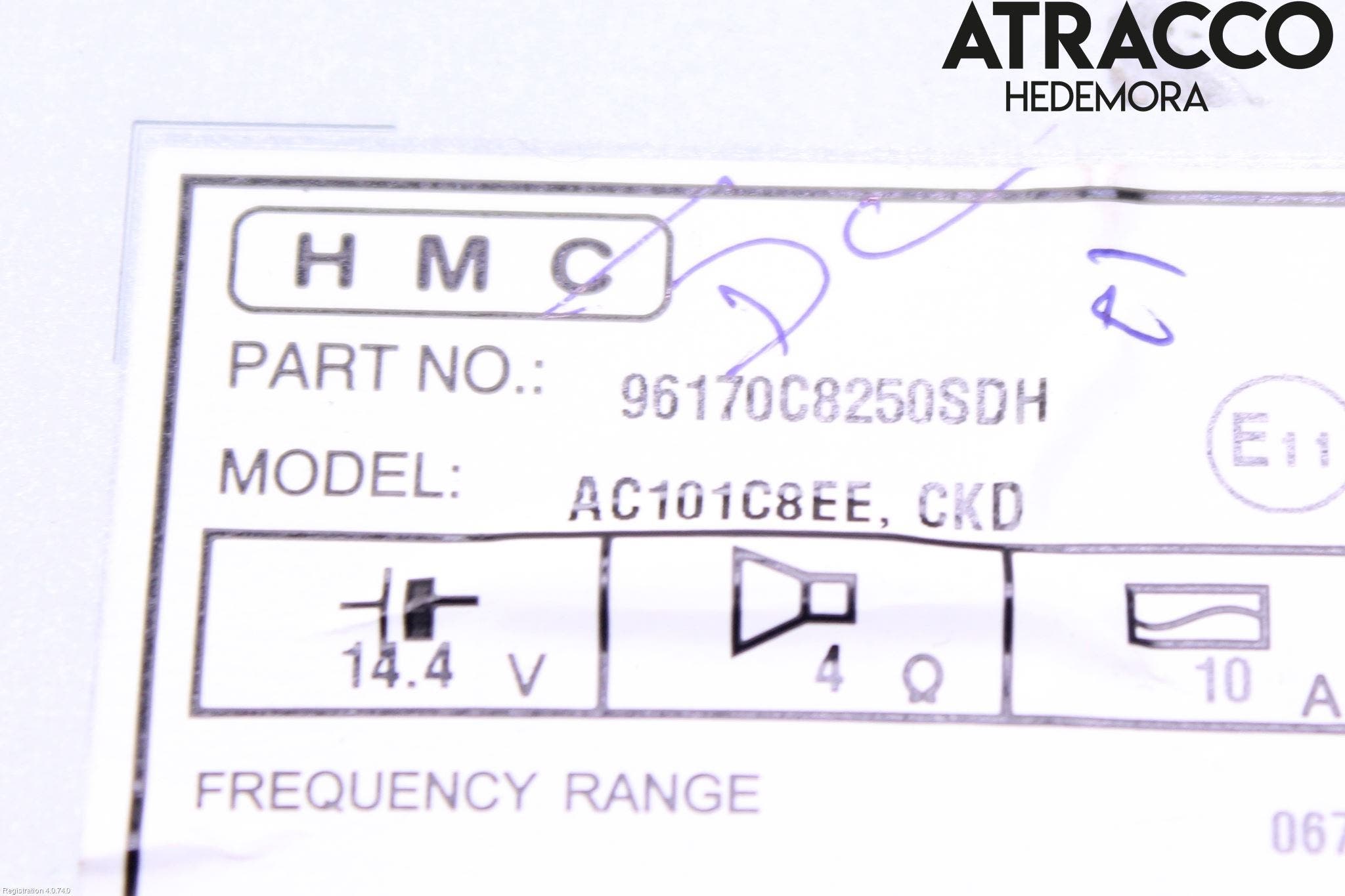 Hyundai i20 GB 15-20 Cd Radio - Multimediapanel
