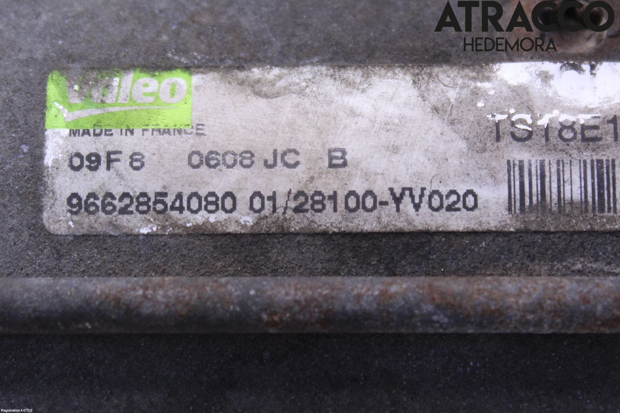 Peugeot BIPPER Startmotor Diesel