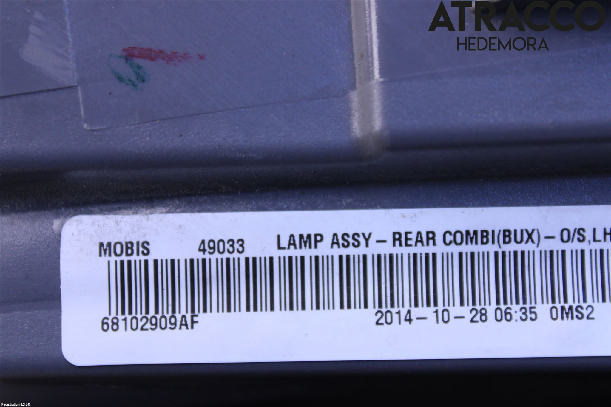 Jeep COMPASS Bakljus Vänster