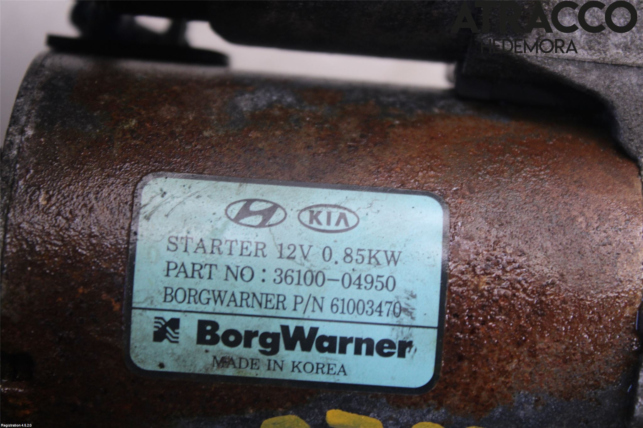 Kia PICANTO 17- Startmotor