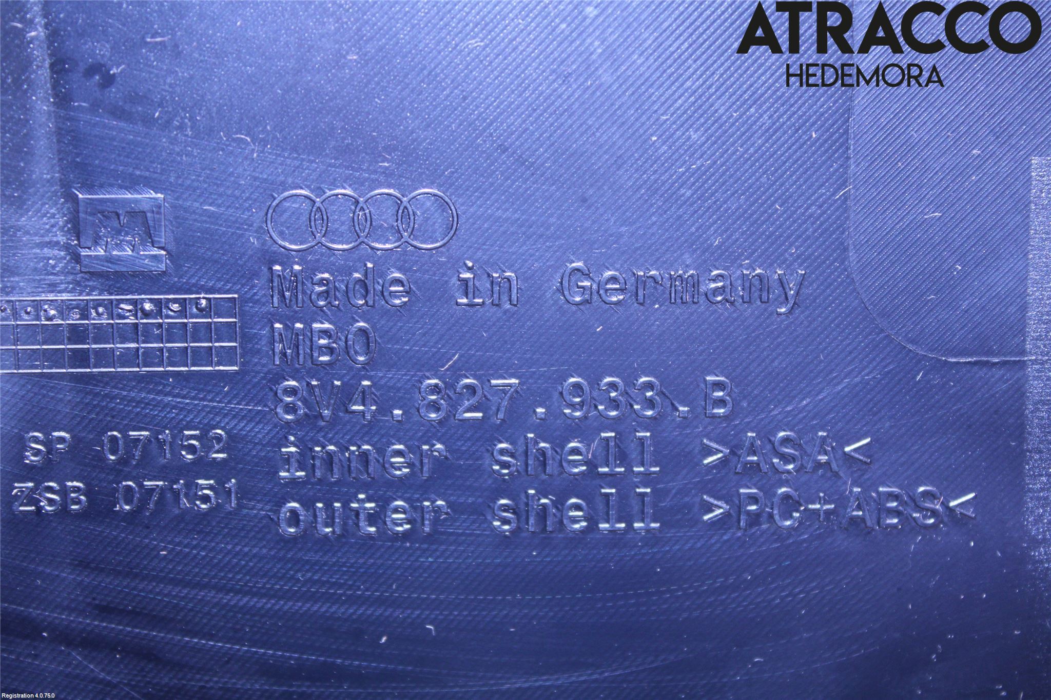 Audi A3/S3 8V 13-20 Spoiler Baklucka