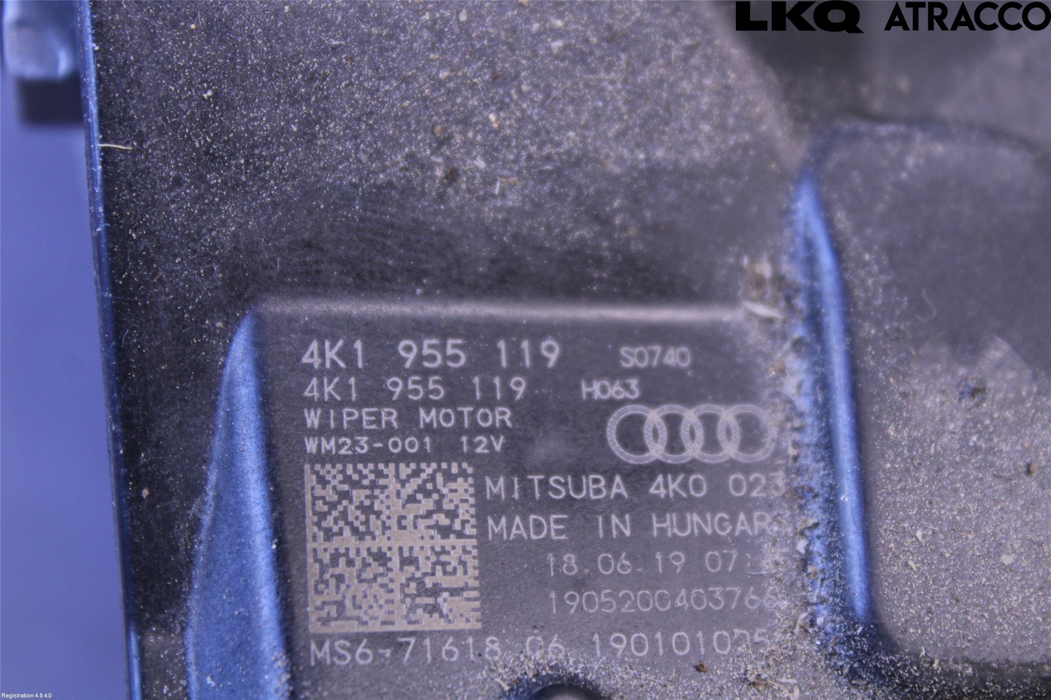 Audi A6 F2/C8 19- Torkarmotor Vindruta