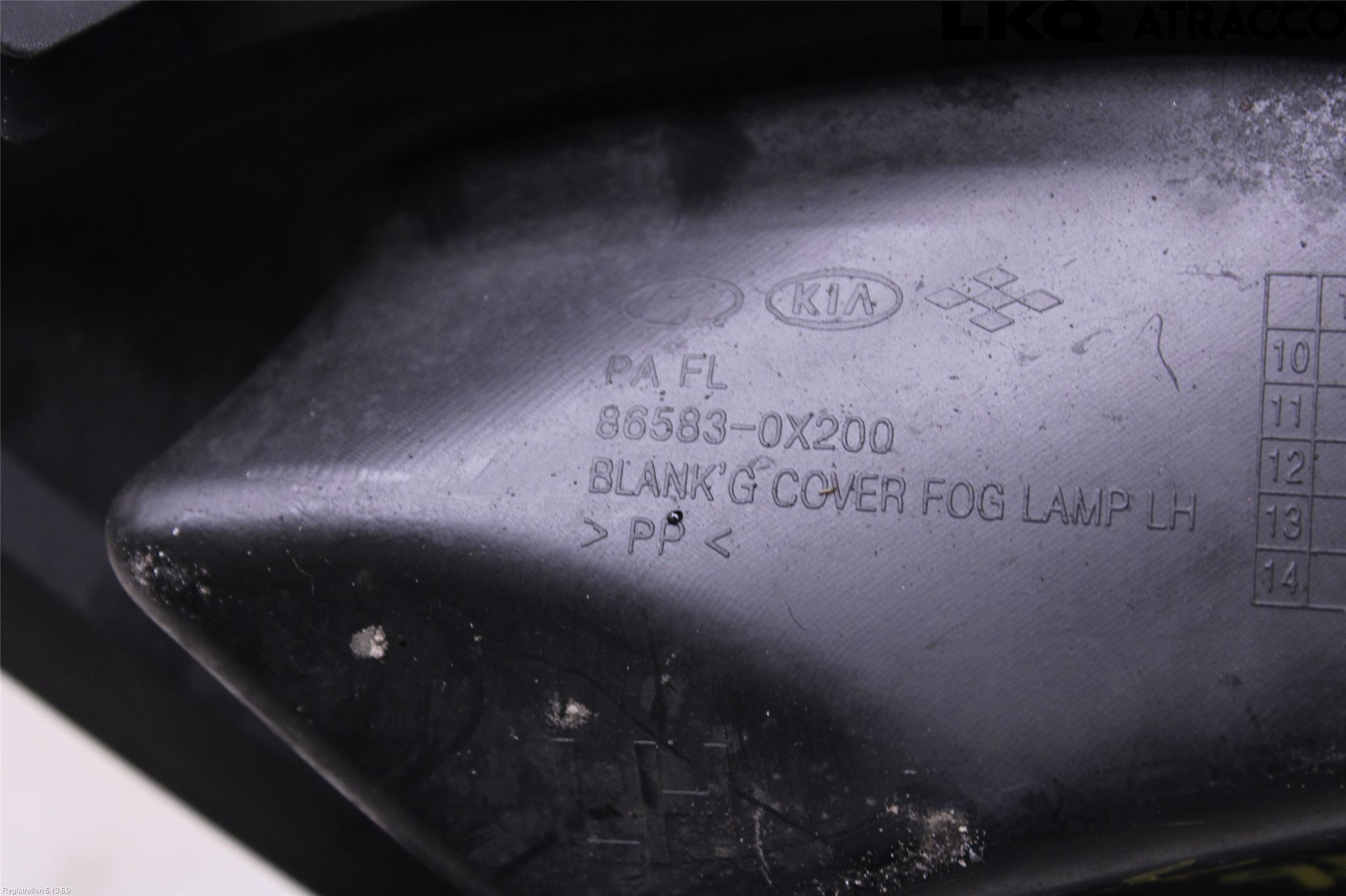 Hyundai i10 PA 08-13 Stötfångardel Fram Vä