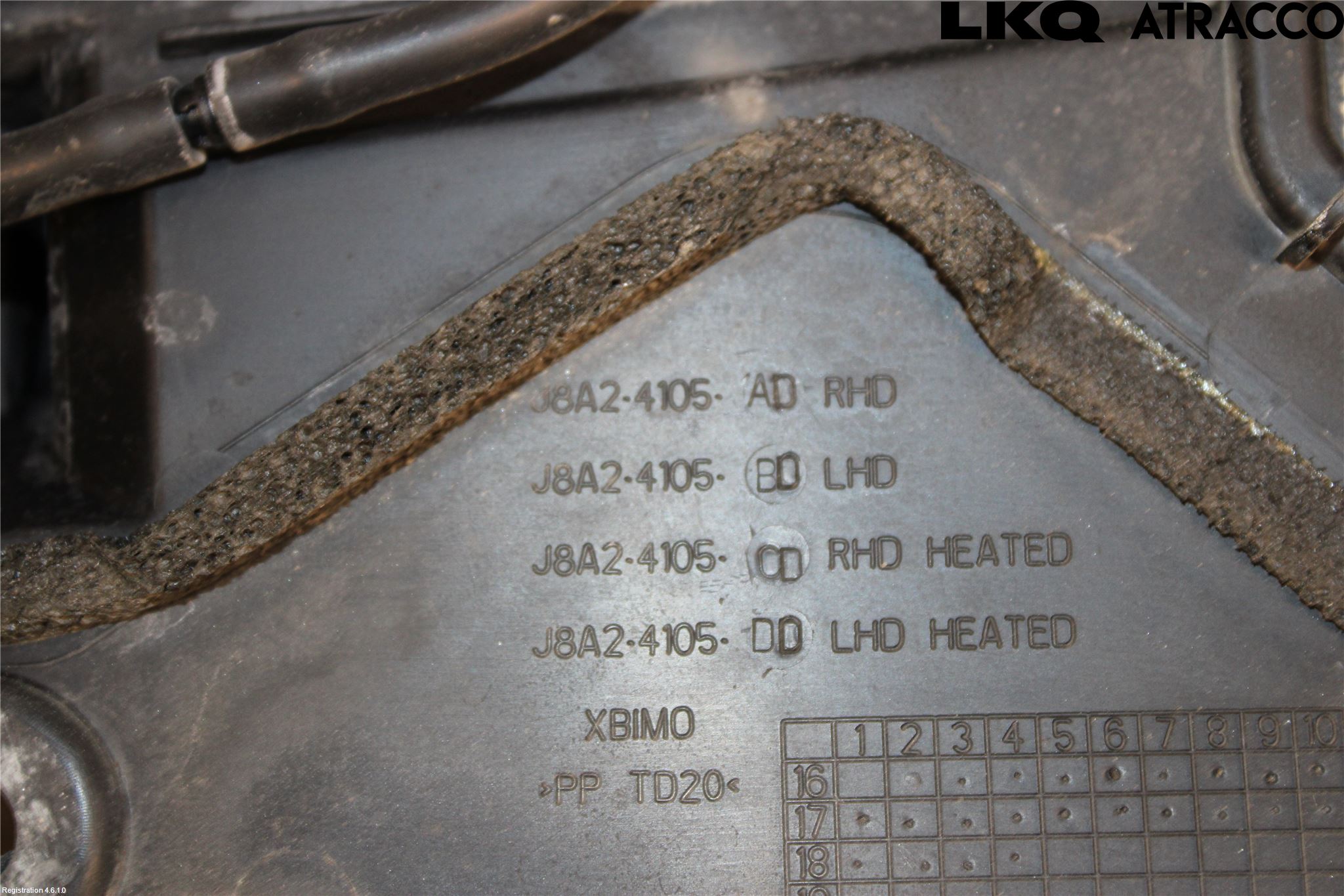 Landrover RANGE ROVER VELAR (L560) 17- Torpedplåt-Torpedplast