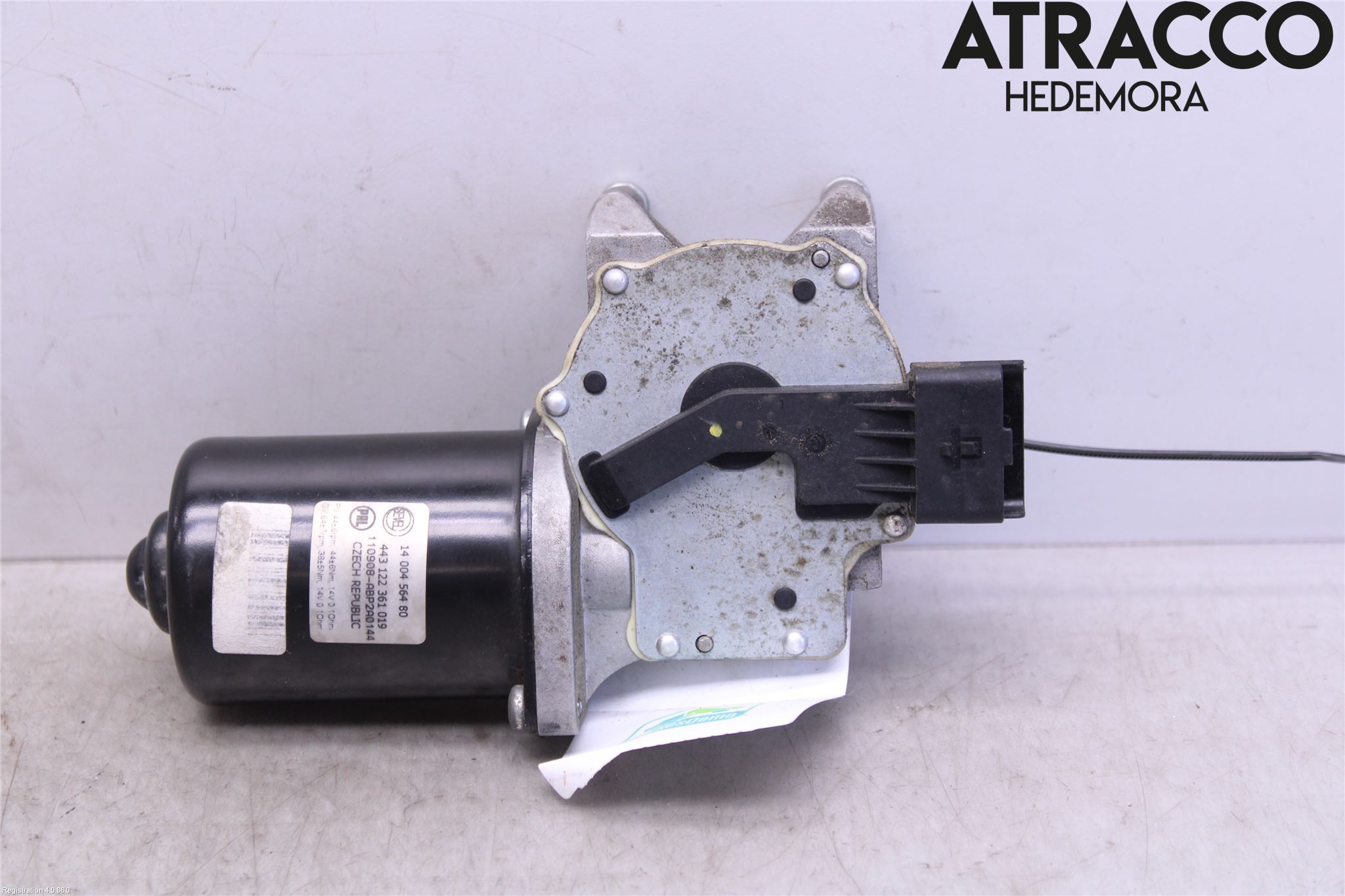 Citroen JUMPY 07-16 Torkarmotor Vindruta