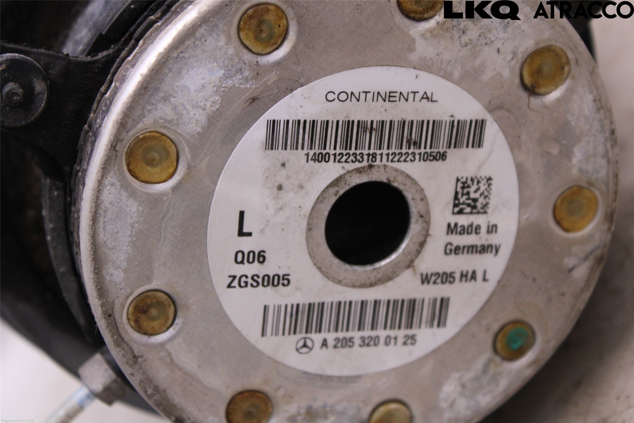 Mercedes-Benz MB E-KLASS (W213) 16-23 Nivå-Luftfjädring Bälg