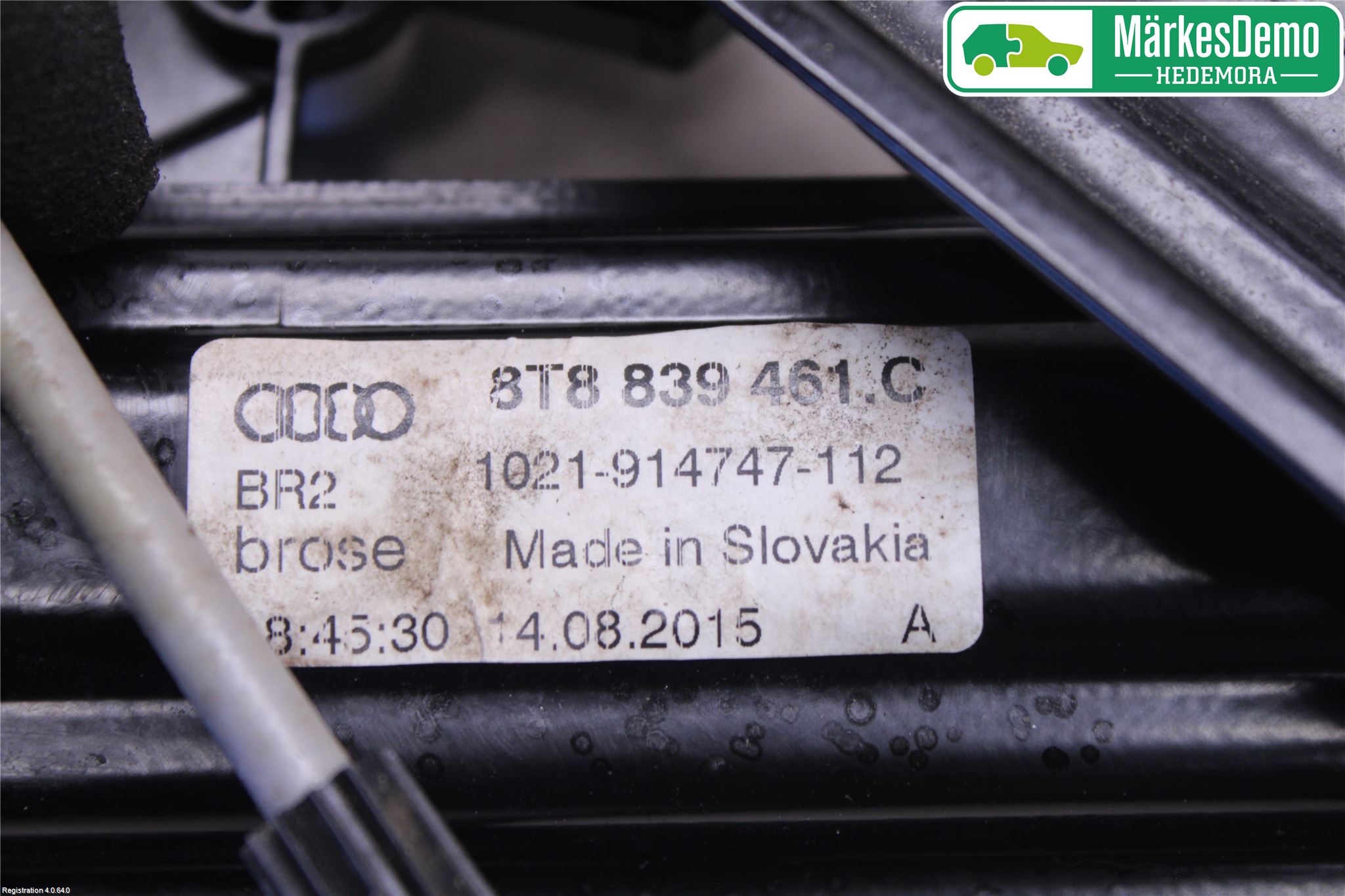 Audi A5 07-16 Fönsterhiss El Kompl