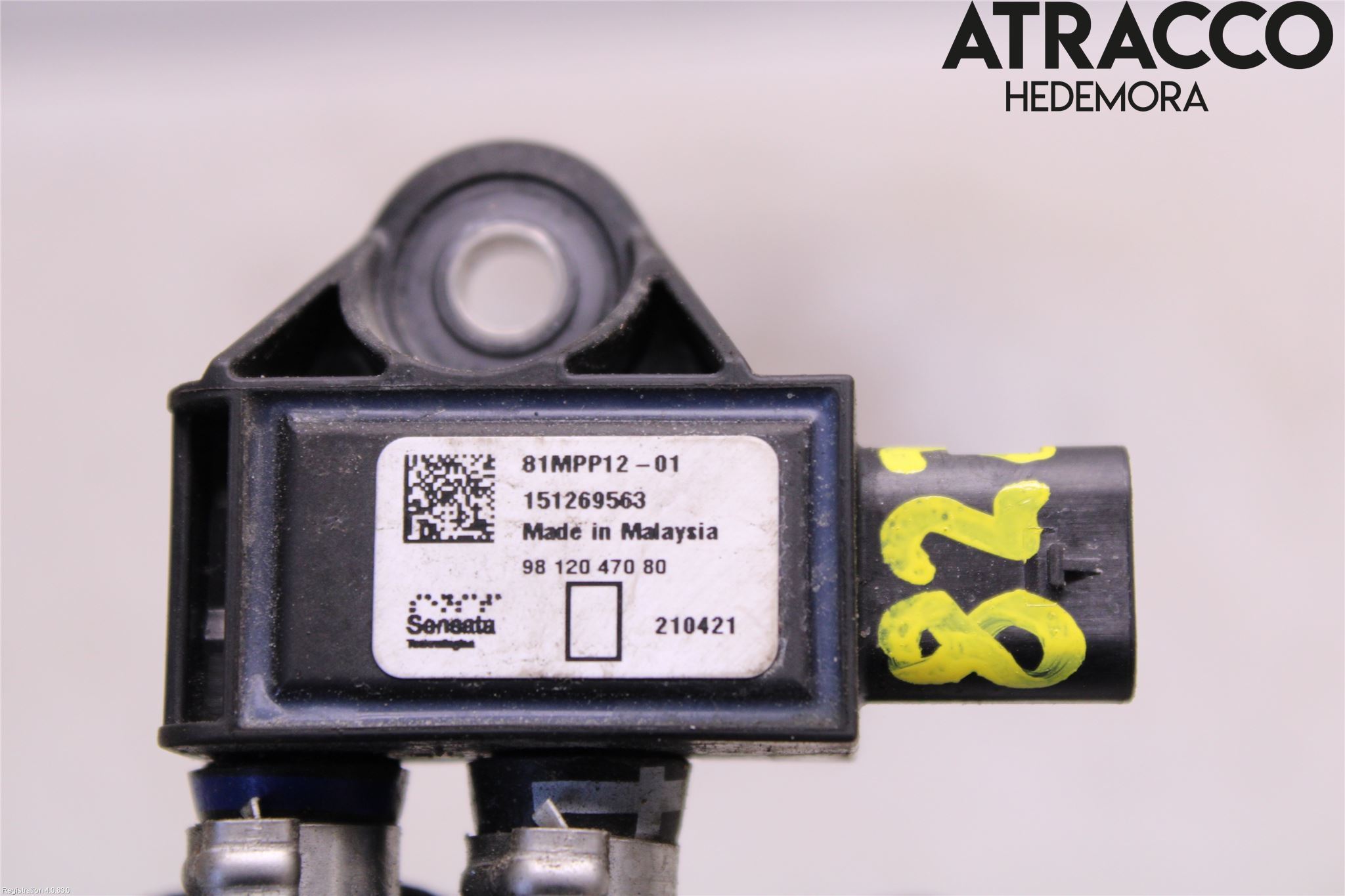 Peugeot 208/E-208 20- Givare Temp-Tryck Avgas