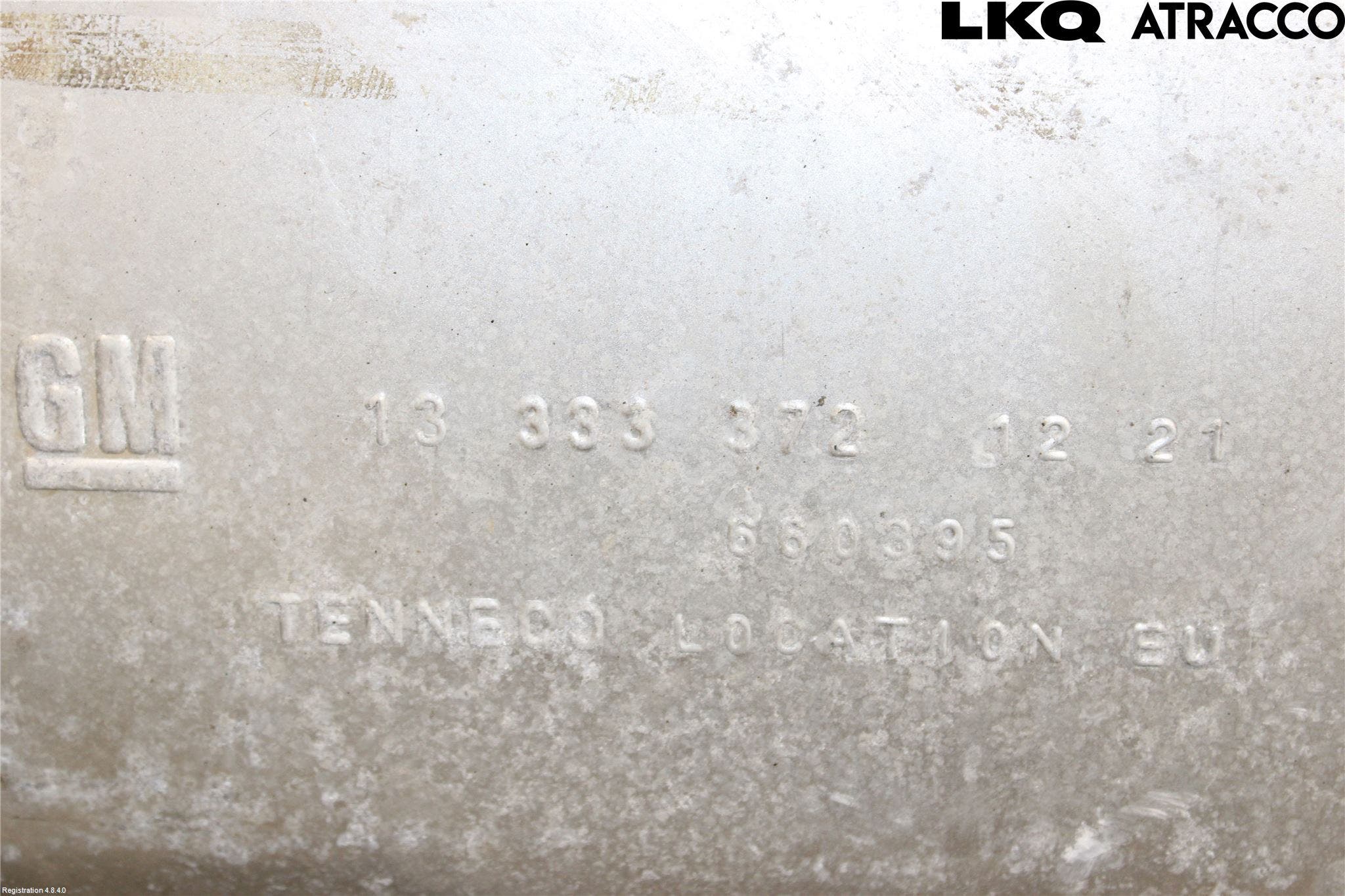 Opel ASTRA J 10-15 Avgas Bakre Dämpare