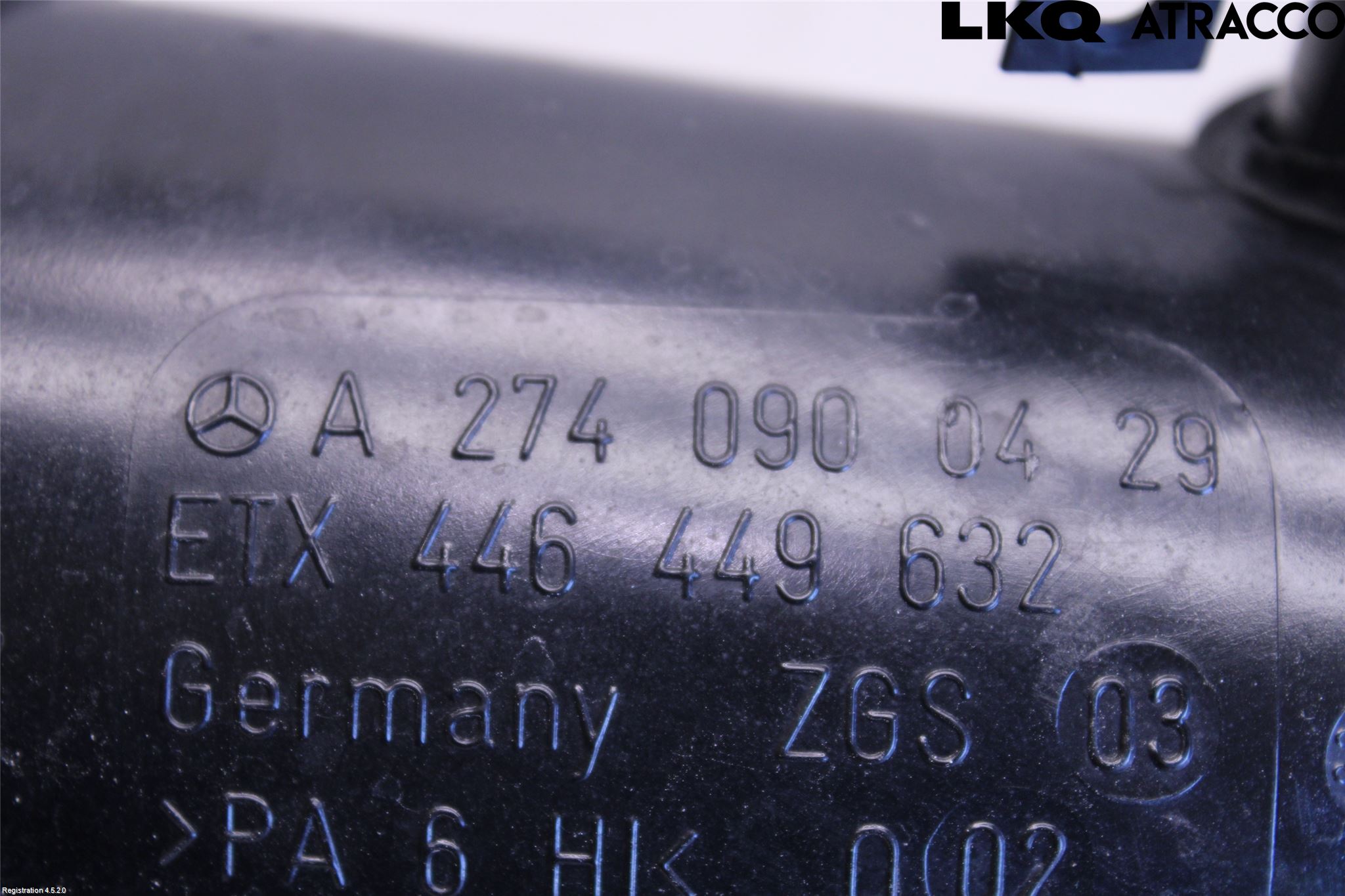 Mercedes-Benz MB C-KLASS (W204) 07-15 Laddluft-Intercoolerrör