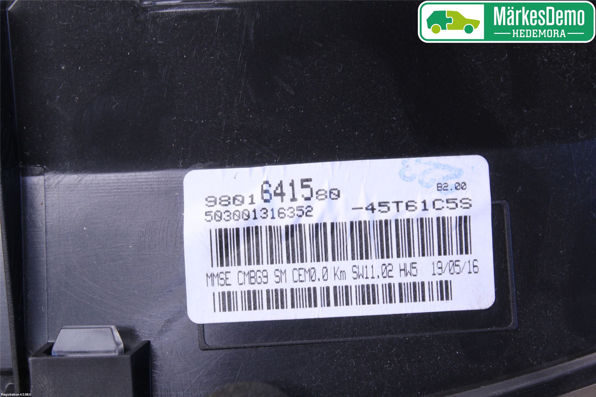 Peugeot PARTNER 16-18 Instrument Komb