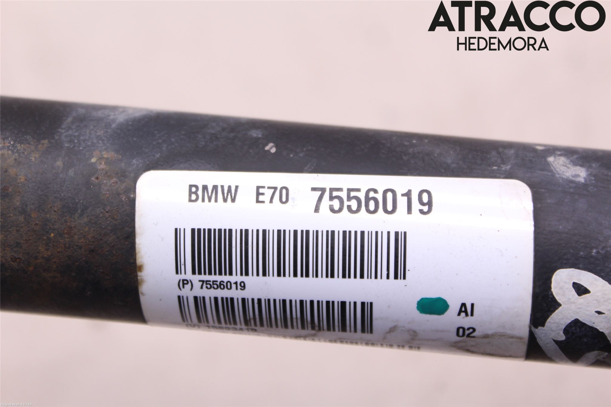 BMW X6 E71/E72   08-14 Mellanaxel Främre 4Wd